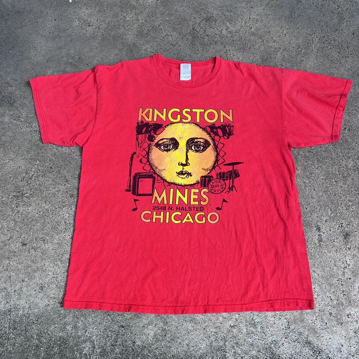 Band Tees × Vintage Vintage Y2K Kingston Mines Blues Nightclub Promo Tee XL Size US XL / EU 56 / 4 - 2 Thumbnail