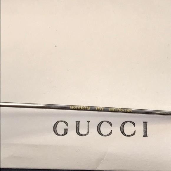Gucci New Authentic GUCCI GG1031S-001 59 Sunglass Woman Metal Gold Size ONE SIZE - 4 Thumbnail