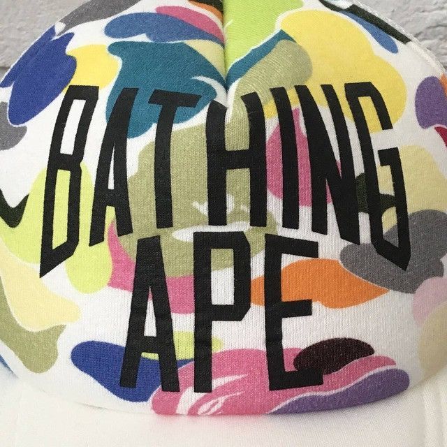 Bape BAPE Multi Camo NYC LOGO Tracker Hat Cap a bathing ape Size ONE SIZE - 2 Thumbnail