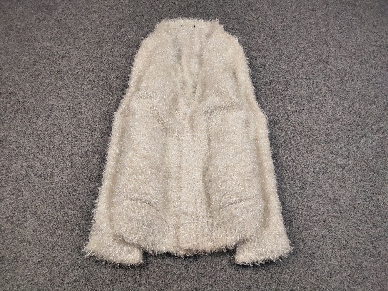 Japanese Brand Vintage Japan Design Mohair fuzzy Cardigan Sweater Y2K Style Size US L / EU 52-54 / 3 - 2 Thumbnail