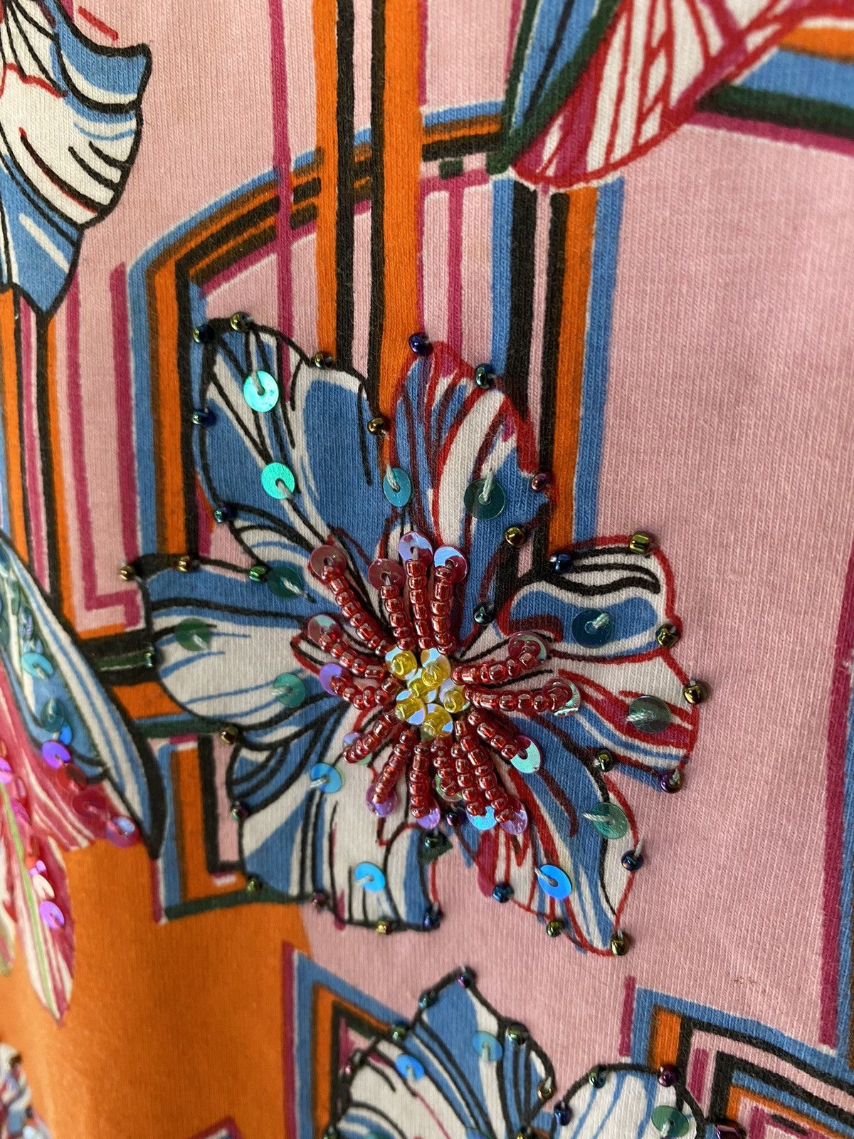 Kenzo × Vintage 2000s Kenzo floral abstract stretch Size S / US 4 / IT 40 - 7 Thumbnail