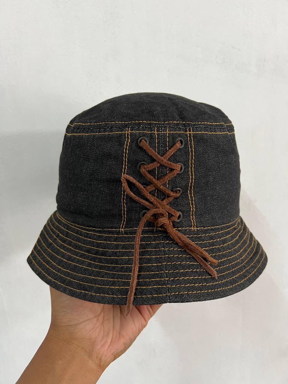 Japanese Brand Rope Kmrii Style Bucket Hat Size ONE SIZE - 2 Thumbnail