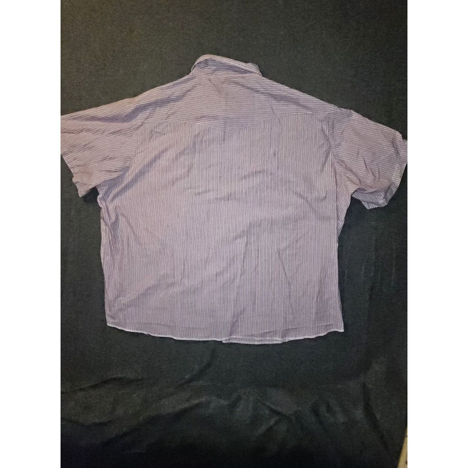 Wrangler VINTAGE Wrangler Pearl Snap Shirt Men 4XB Mauve Short Sleeve Surged Hem Cowboy Shirt Mens Big & Tall 62 Chest Pink Striped Western Cowboy150 Size US XXL / EU 58 / 5 - 7 Thumbnail