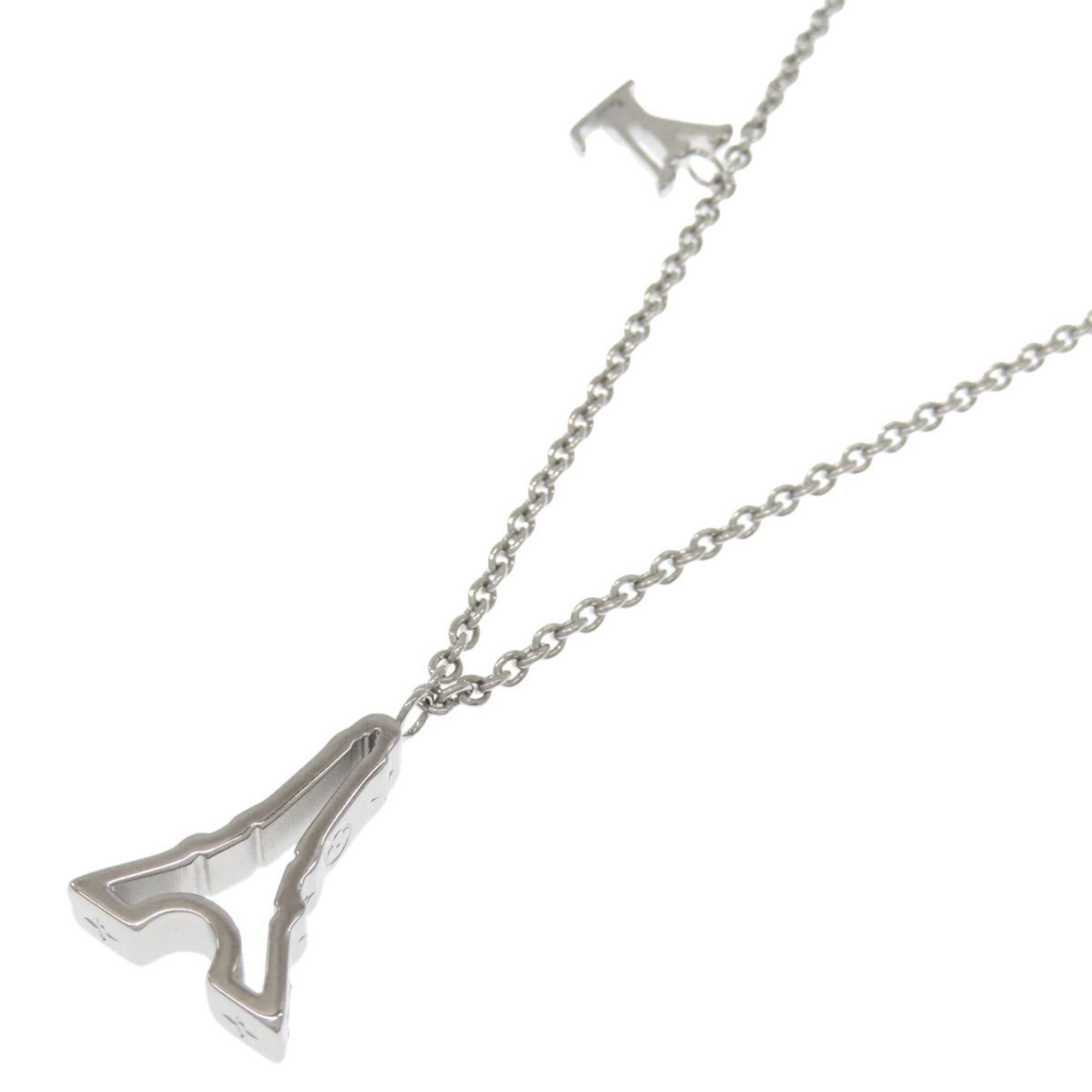 Louis Vuitton Louis Vuitton M00523 Pendant LV & Paris Eiffel Tower Necklace Metal Women's LOUIS VUITTON Size ONE SIZE - 1 Thumbnail