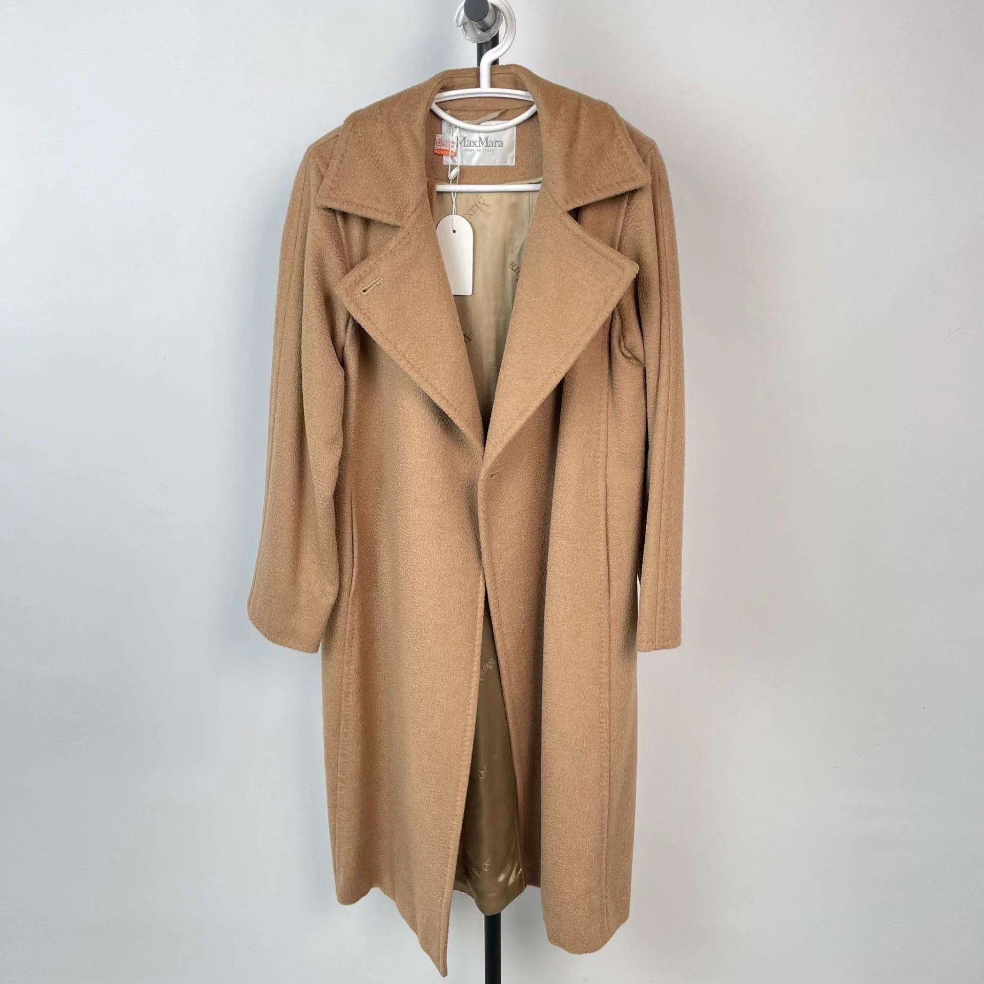 Max Mara Maxmara Camel Hair Coat 160 Size S / US 4 / IT 40 - 1 Thumbnail