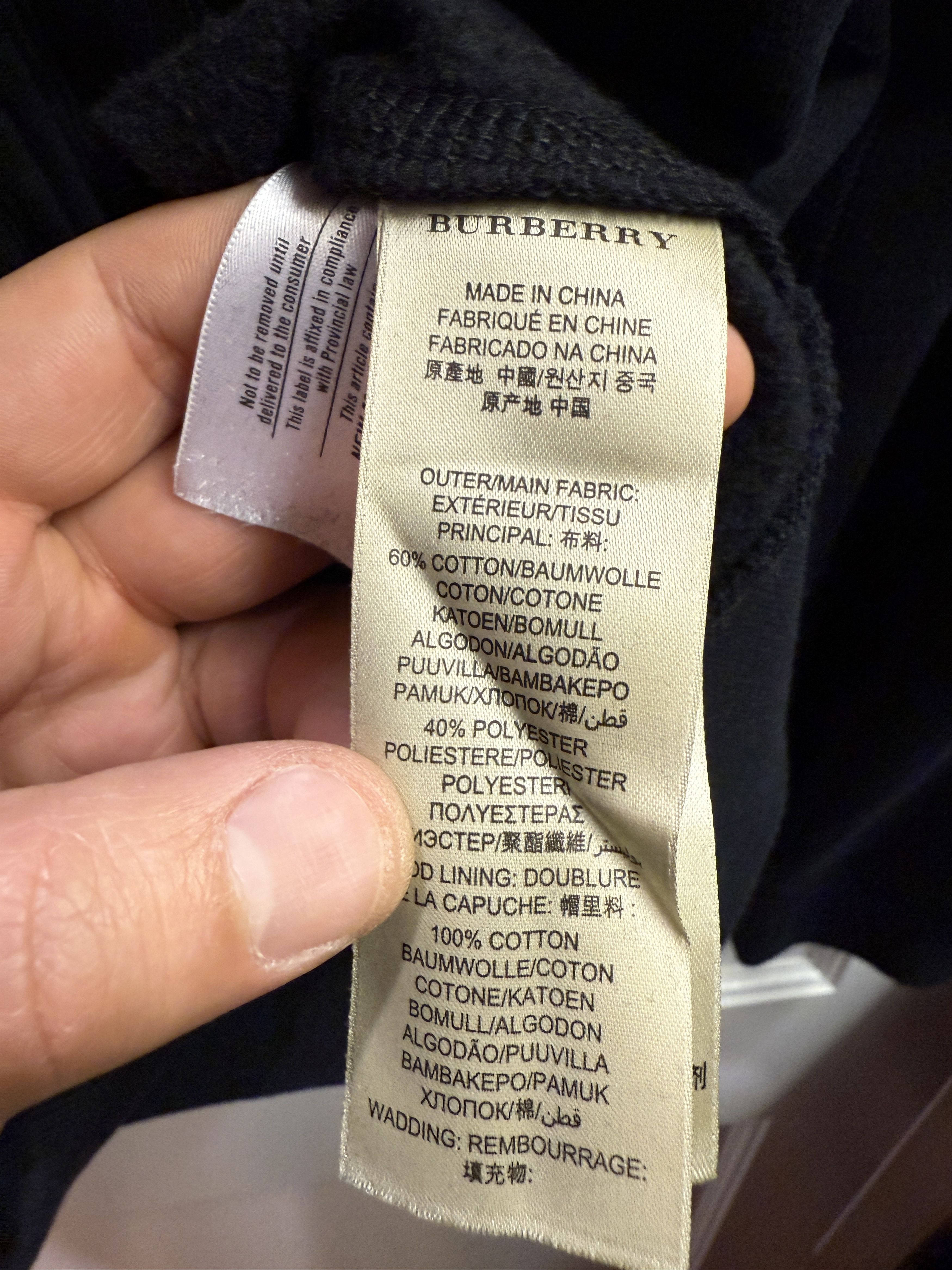 Burberry Burberry Hooded Sweatshirt Size XXL In Black Size US XXL / EU 58 / 5 - 4 Thumbnail
