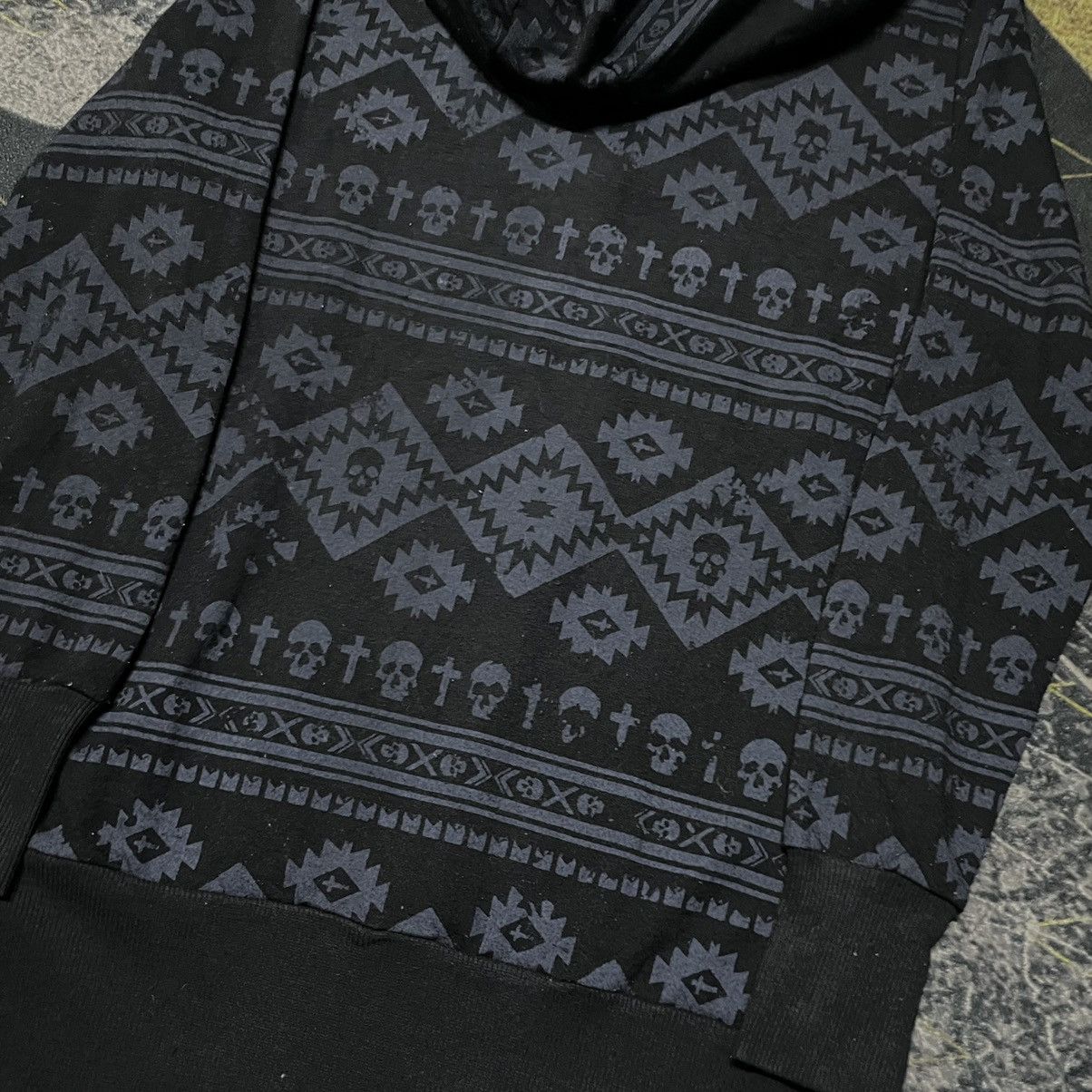 If Six Was Nine × Japanese Brand 💥TryToLoveYou Alloverprint Skulls Hoodie Size M / US 6-8 / IT 42-44 - 10 Thumbnail
