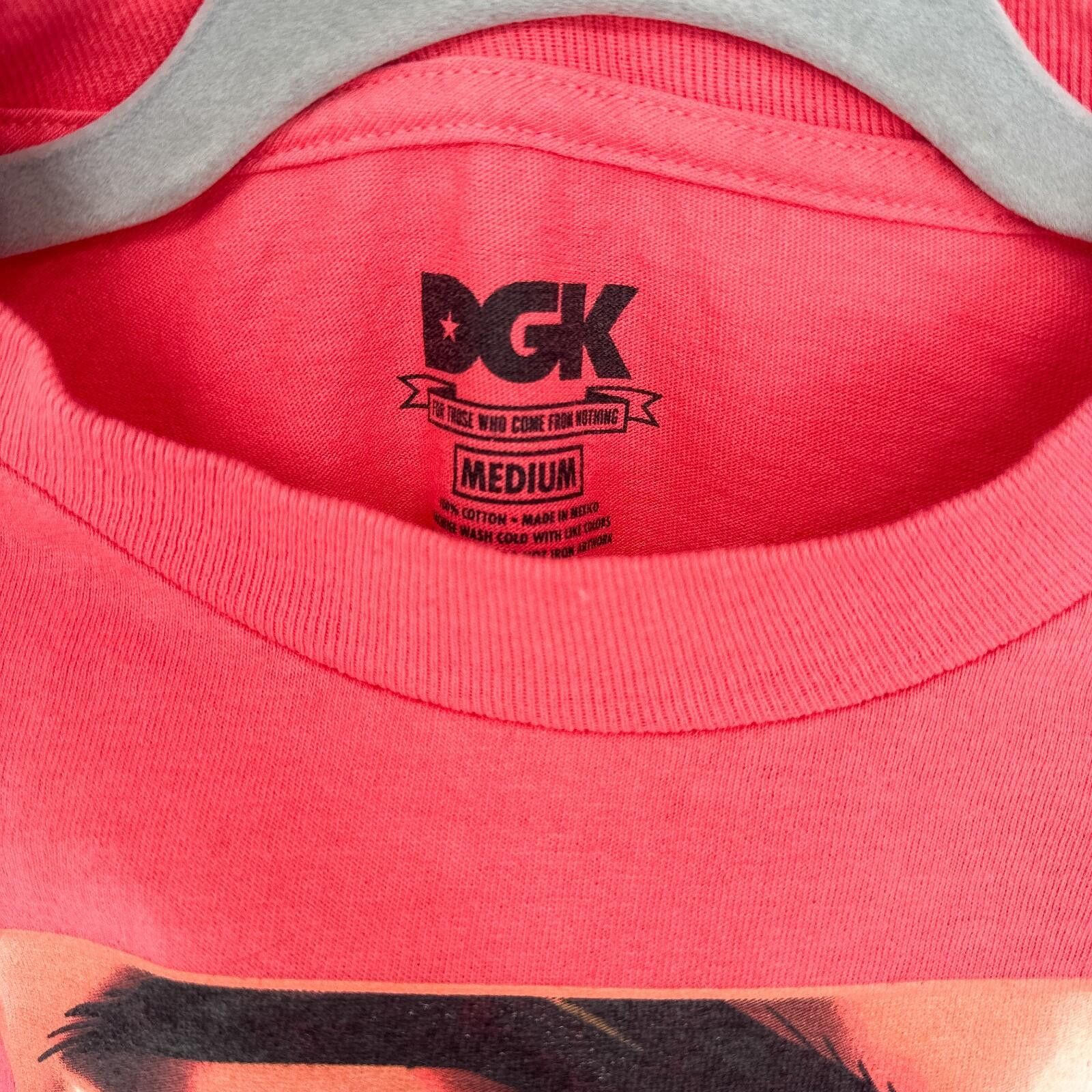 DGK DGK Dreamer "It Was All a Dream" Coral T-Shirt Size Medium Size US M / EU 48-50 / 2 - 3 Thumbnail