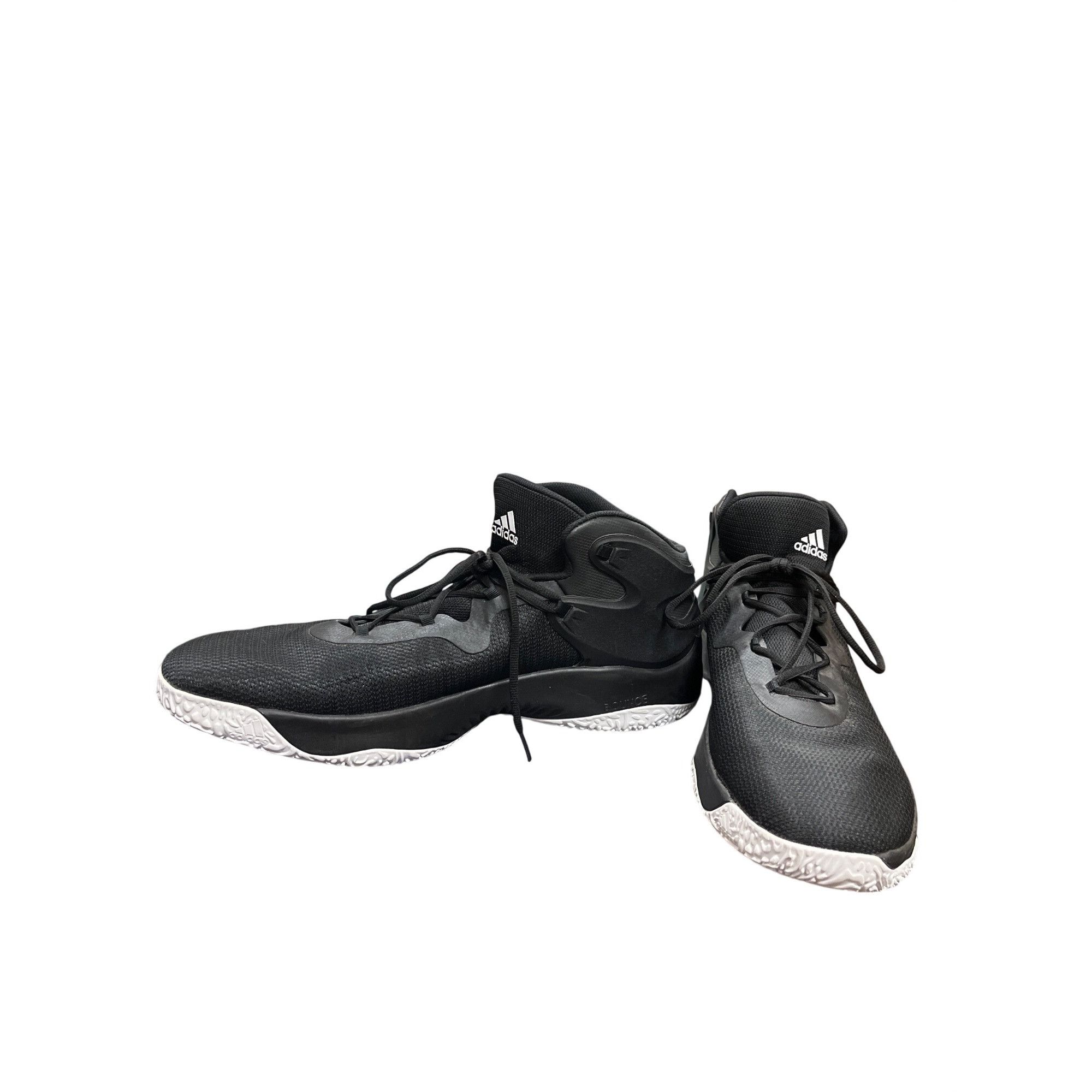 Adidas Adidas Pro Bounce mens black leather basketball sneakers rar Size US 15 / EU 48 - 2 Thumbnail
