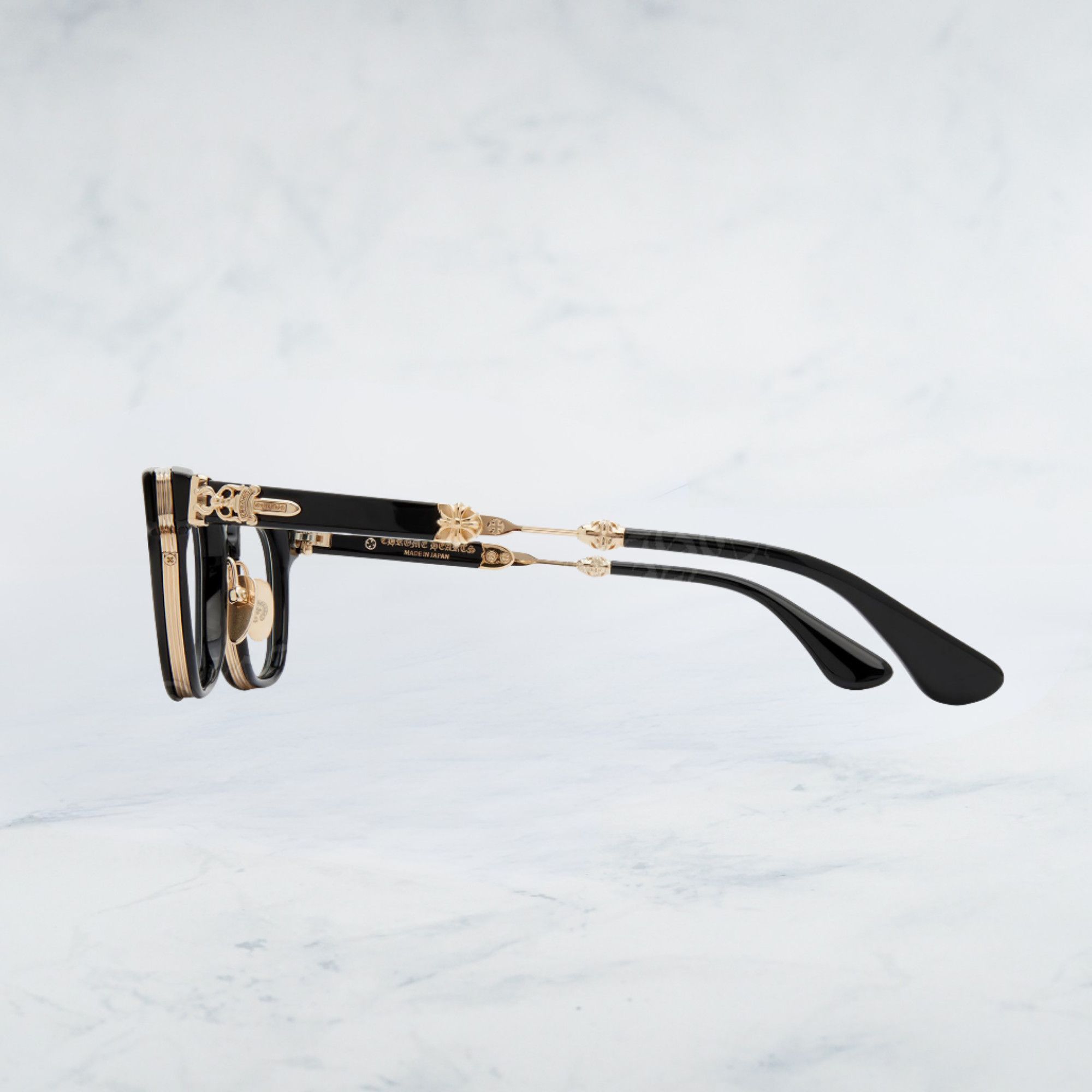 Chrome Hearts CHROME HEARTS DUCK BUTTER BLACK / GOLD PLATED Size ONE SIZE - 3 Thumbnail