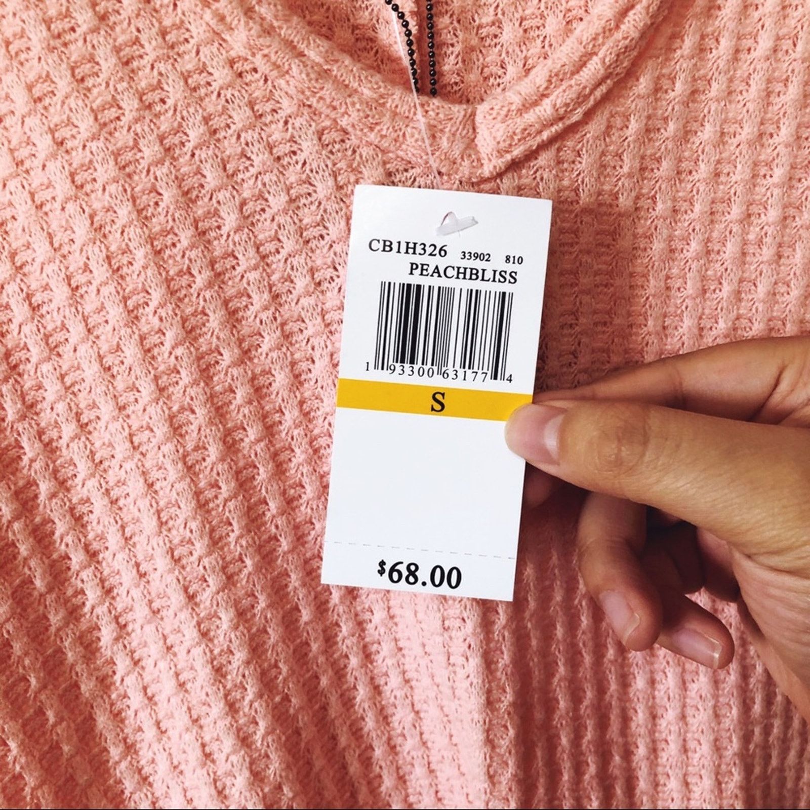 Other Cupio Blush Peach Soft High Low Hoodie Size S / US 4 / IT 40 - 7 Thumbnail