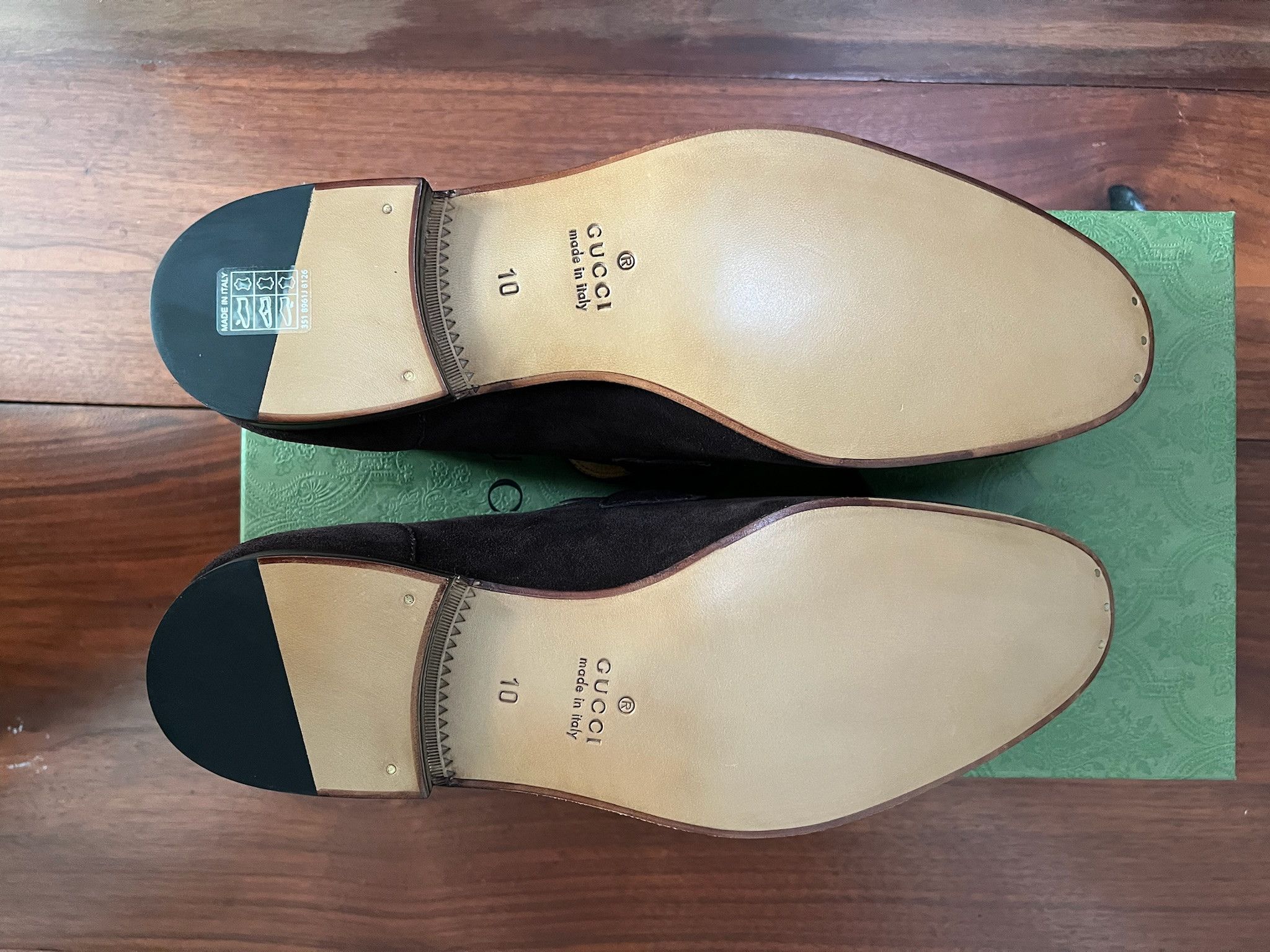 Gucci Men's Jordaan Moc Suede Size US 10 / EU 43 - 6 Thumbnail