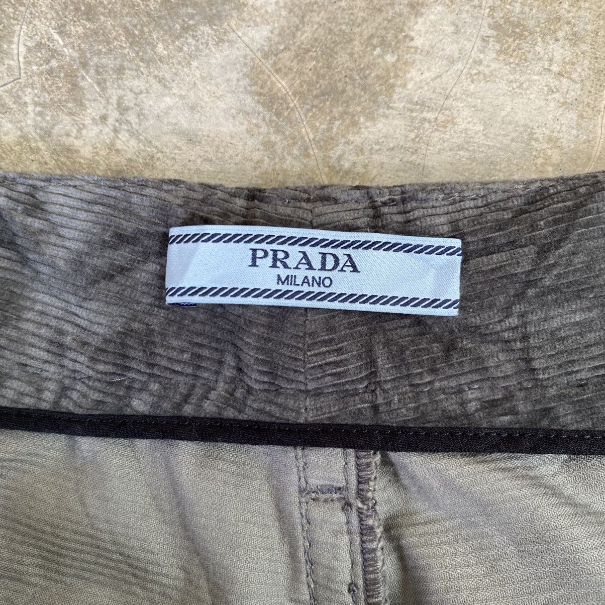 Prada Prada Corduroy Flared Pants Size 29" - 6 Thumbnail