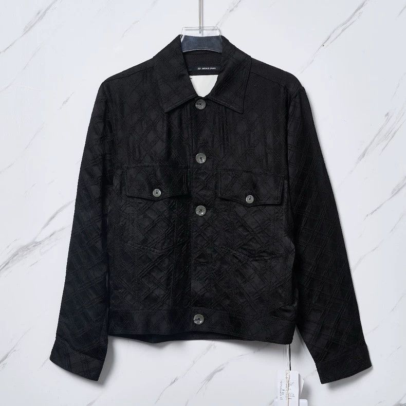 Song For The Mute textured fabric jacket