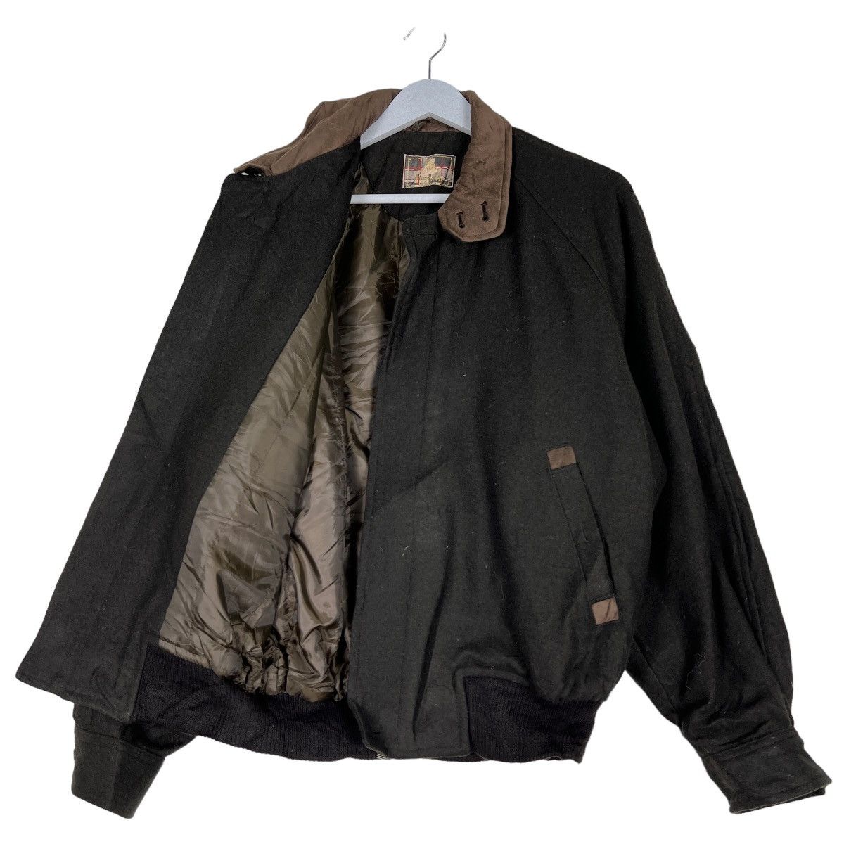 Japanese Brand × Vintage 🔥 VINTAGE HIVERSON WOOL BOMBER JACKET Size US M / EU 48-50 / 2 - 9 Thumbnail