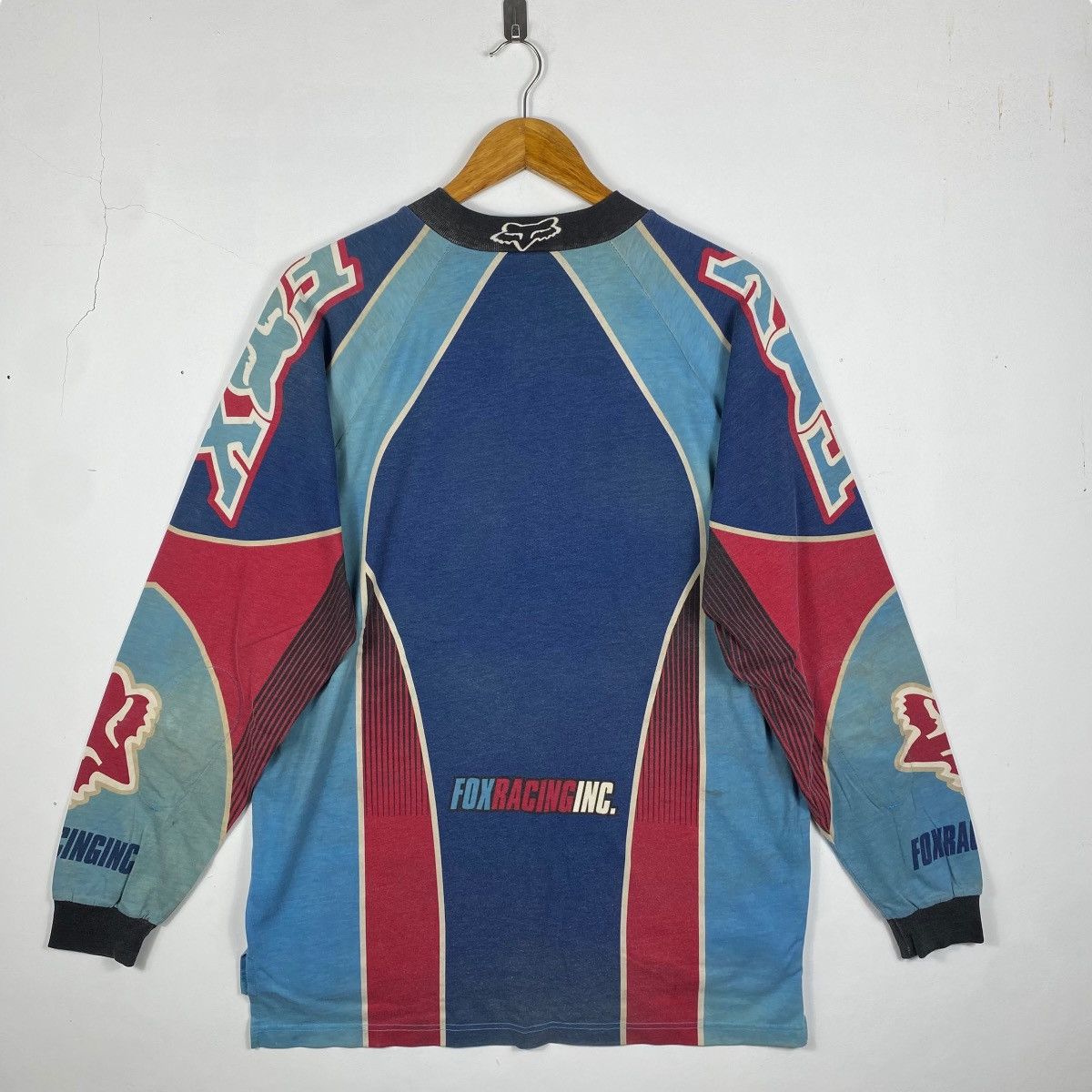 Fox Racing Vintage 90's FOX RACING Motocross Technology Jersey Medium Size US M / EU 48-50 / 2 - 5 Thumbnail