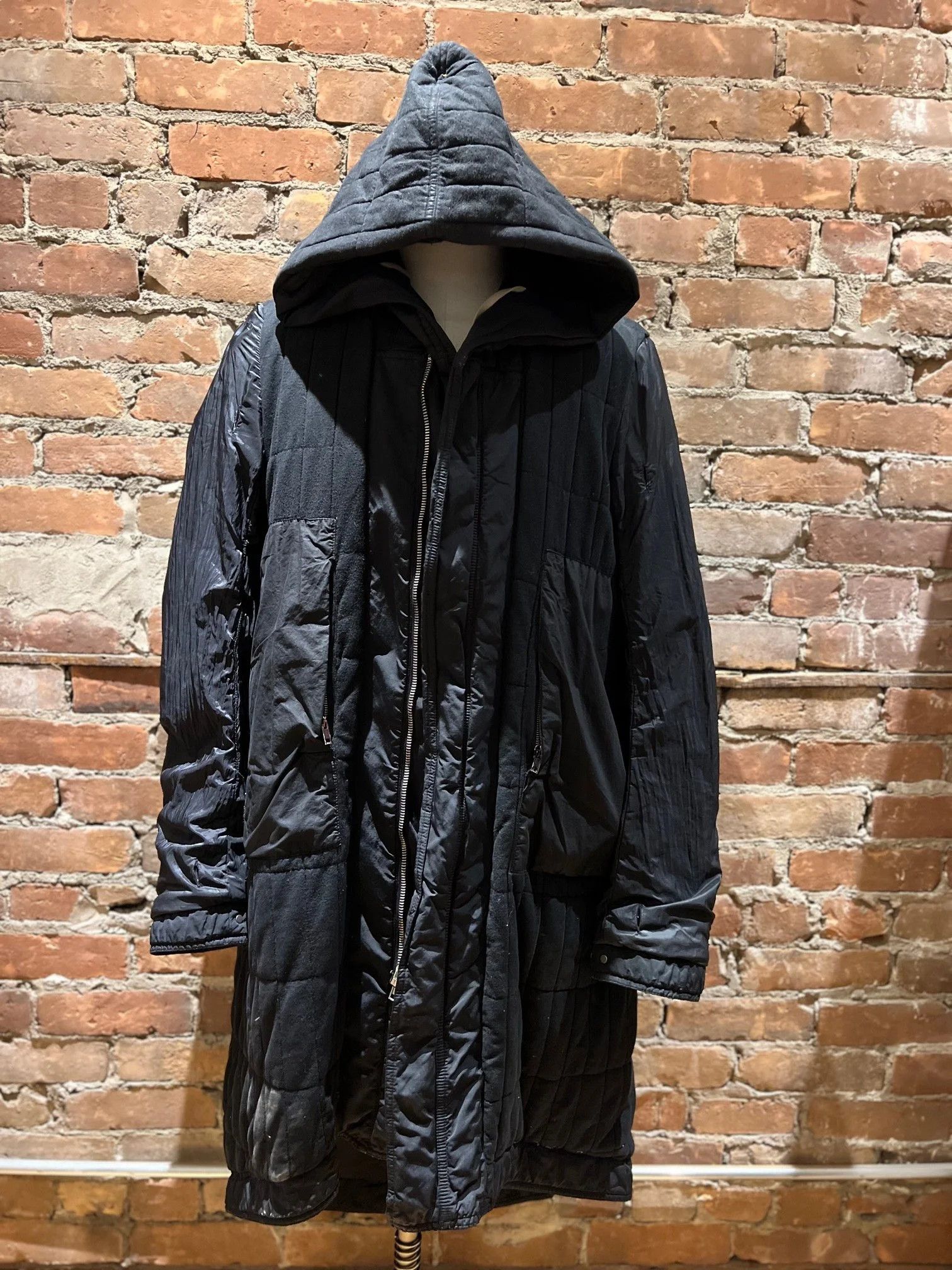Rick Owens Drkshdw Rick Owens DRKSHDW Padded Fishtail Parka – DU14F4962-MUR Size US M / EU 48-50 / 2 - 3 Thumbnail