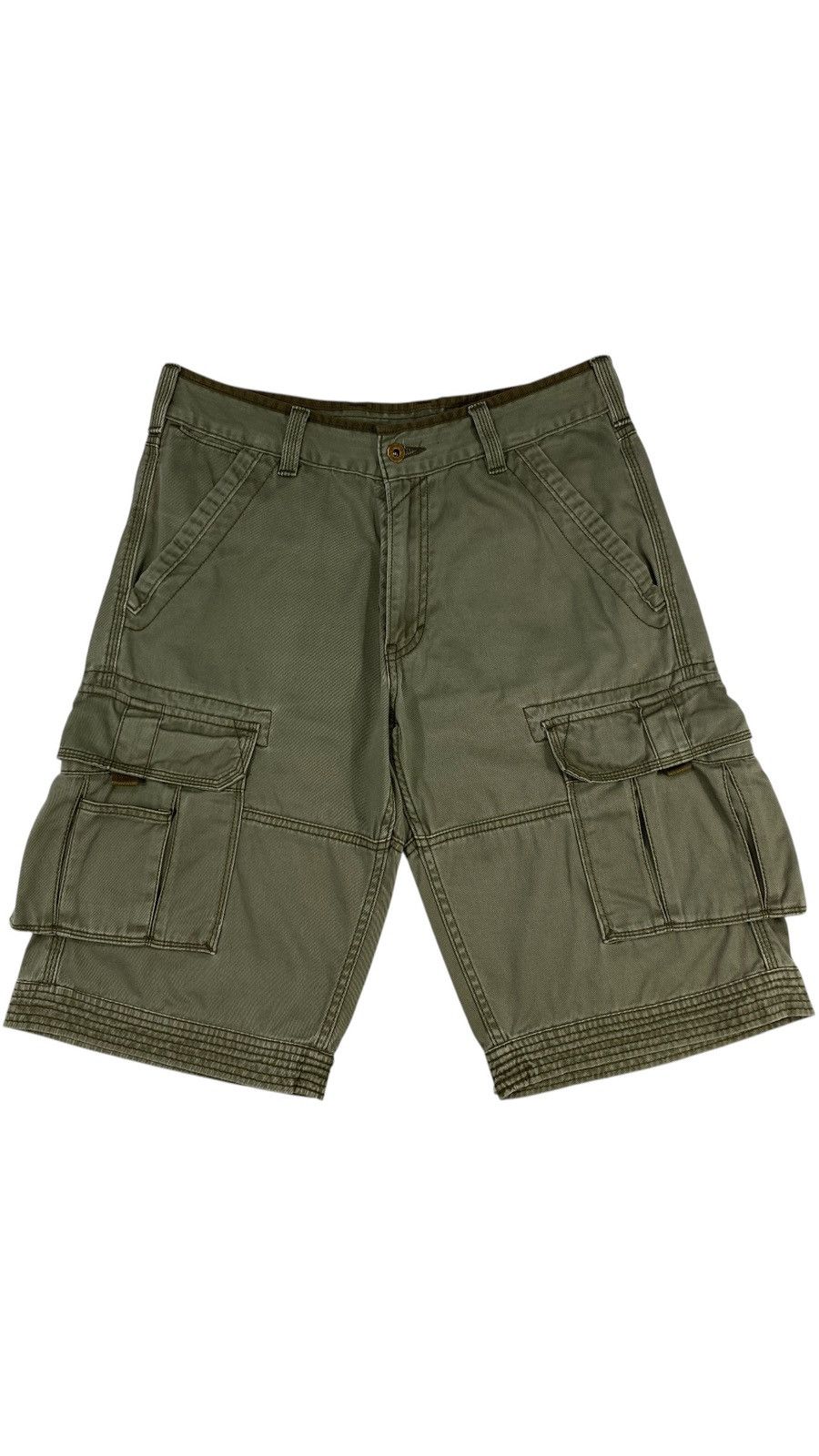 Levi's 🔥LASTDROP🔥VTG Levis Cargo Military Multipockets Khaki Shorts Size US 31 - 1 Thumbnail