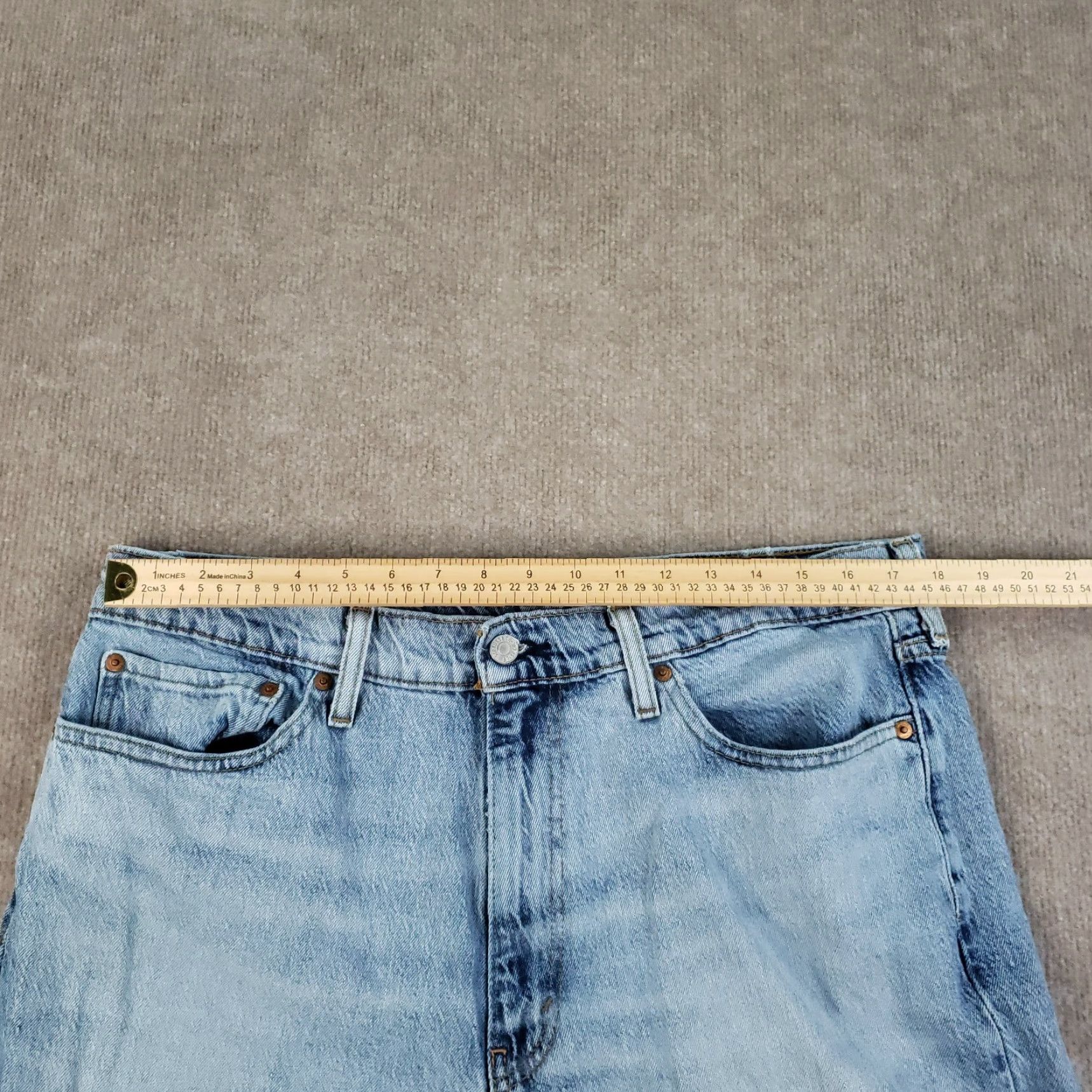 Levi's Levi's 541 Jeans Men 36x30 Blue Denim Stretch Athletic Cut Casual Regular Size US 36 / EU 52 - 5 Thumbnail
