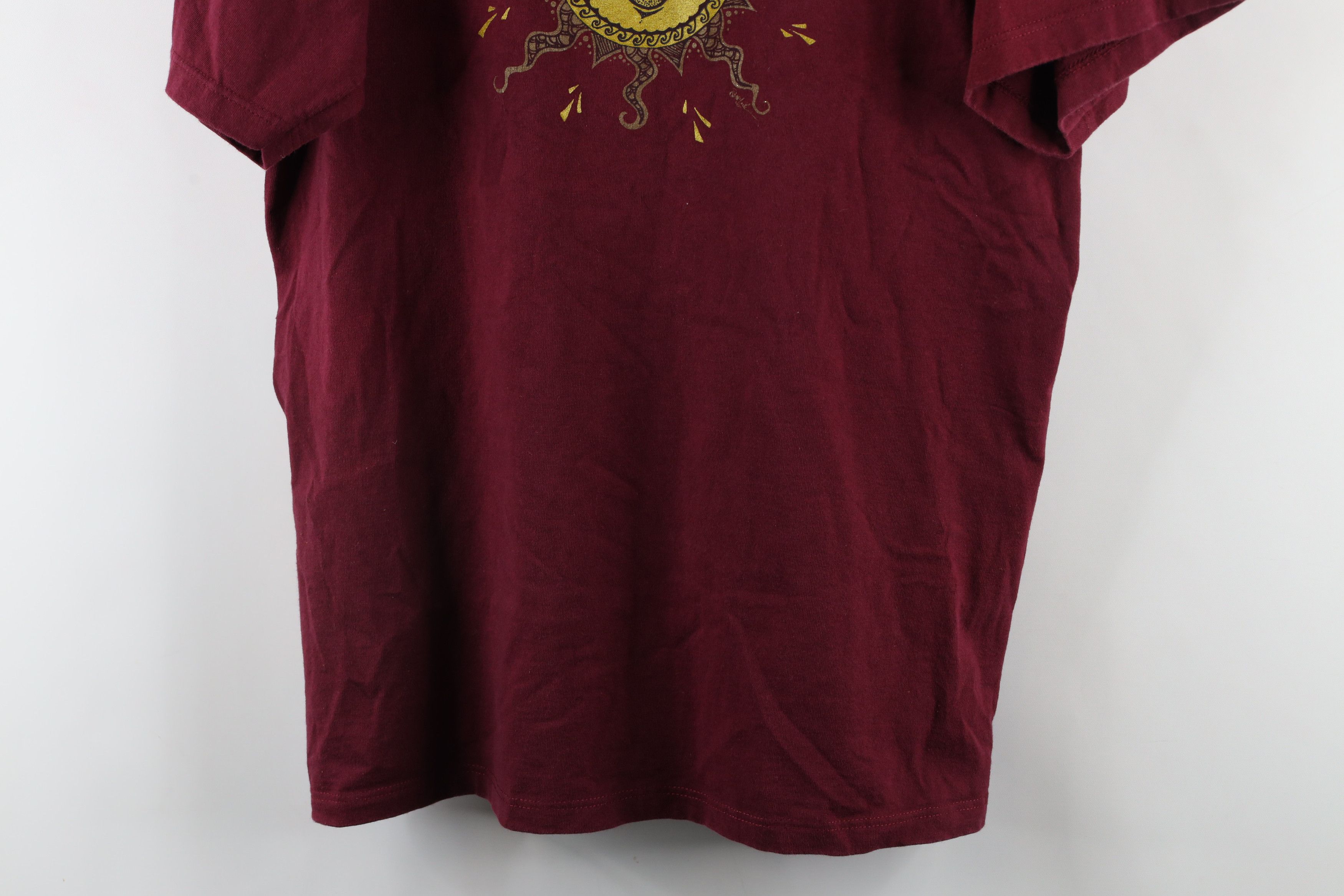 Vintage Vintage 90s Tour Sarah McLachlan Band T-Shirt Red Cotton Size US L / EU 52-54 / 3 - 3 Thumbnail