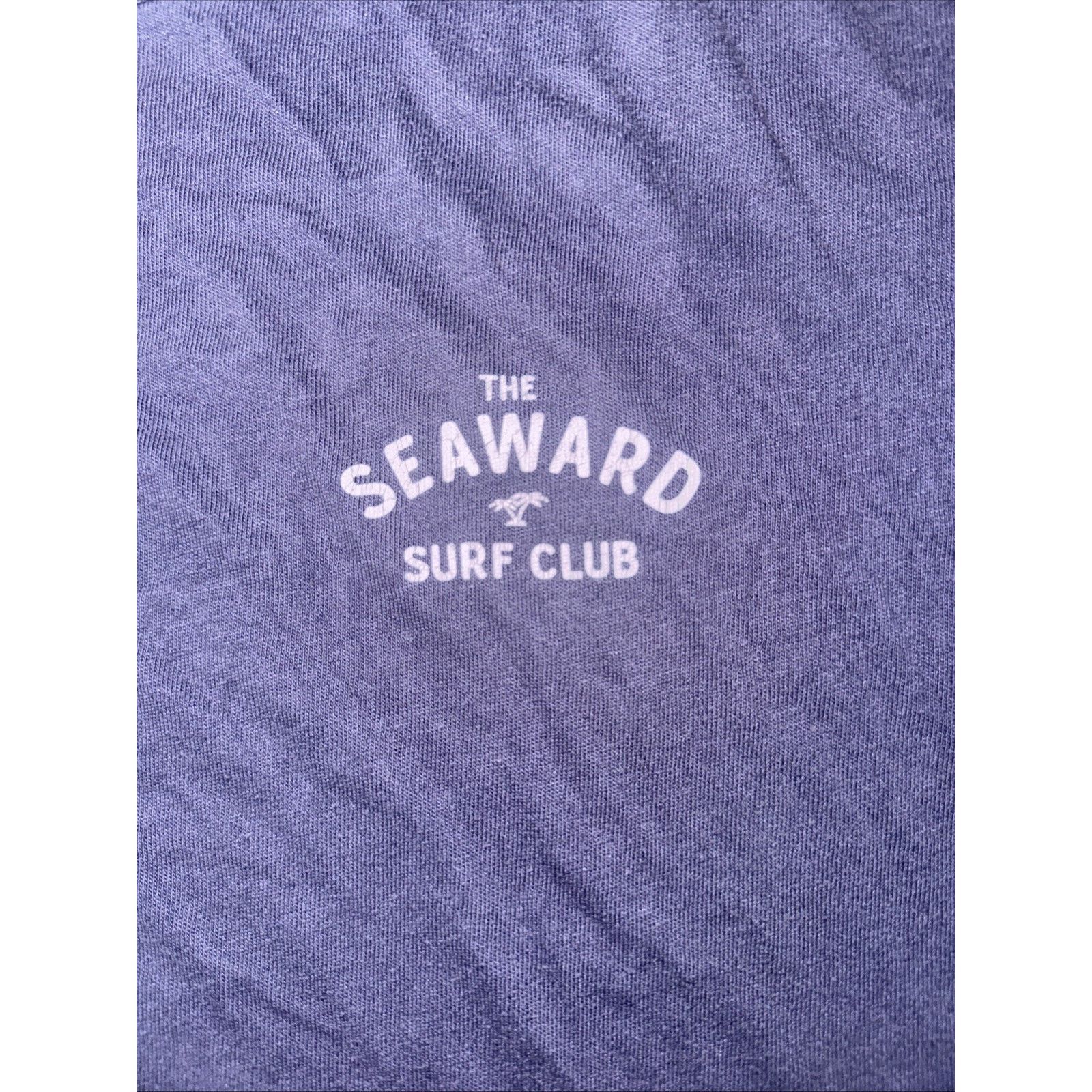 Vintage The Seaward Surf Club T-Shirt Navy XL 22x26 French Terry Size US XL / EU 56 / 4 - 2 Thumbnail