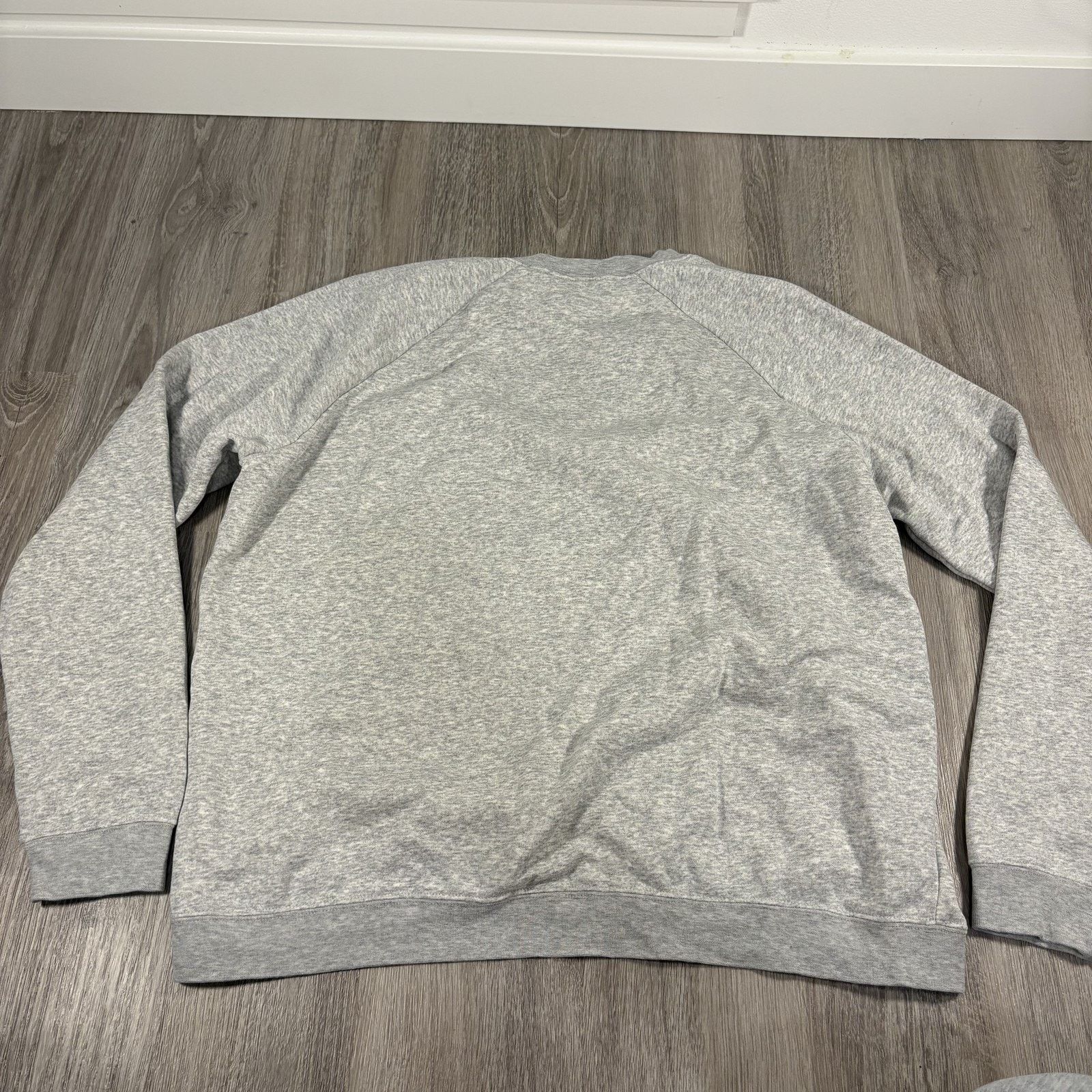Nike Nike Men's Sweatshirt Crewneck Raglan Heather Gray XL Size US XL / EU 56 / 4 - 9 Thumbnail