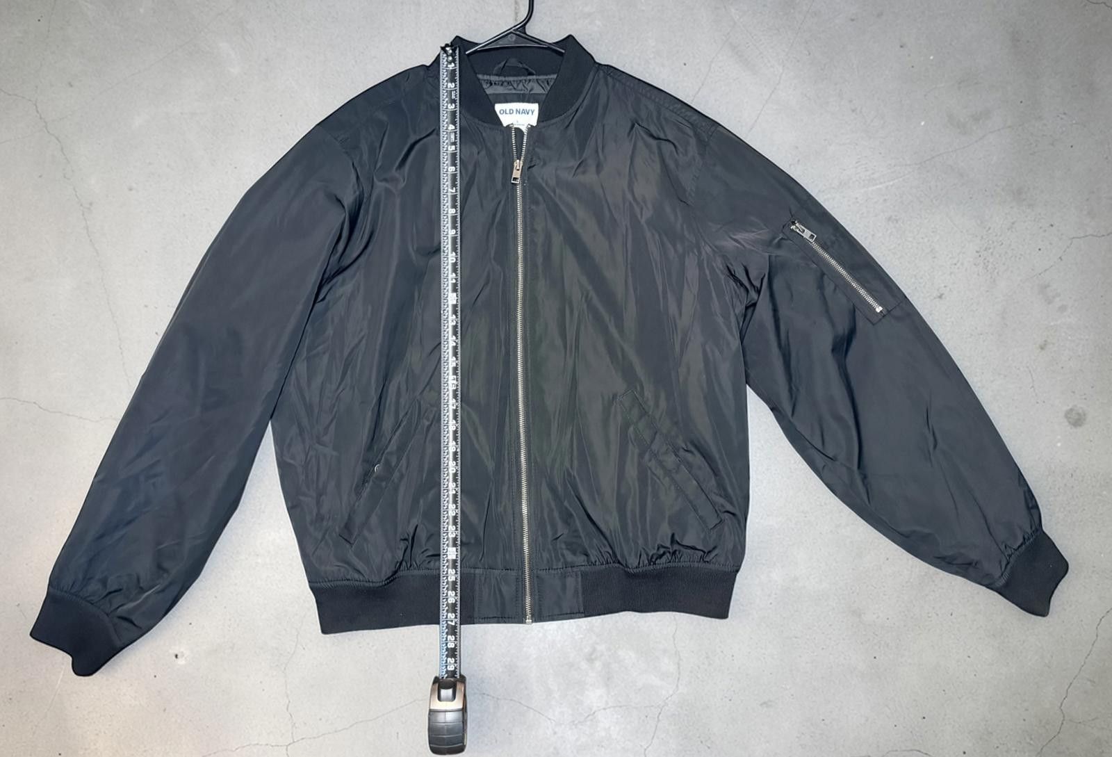 Old Navy Old Navy Black Bomber Jacket Size US L / EU 52-54 / 3 - 6 Thumbnail
