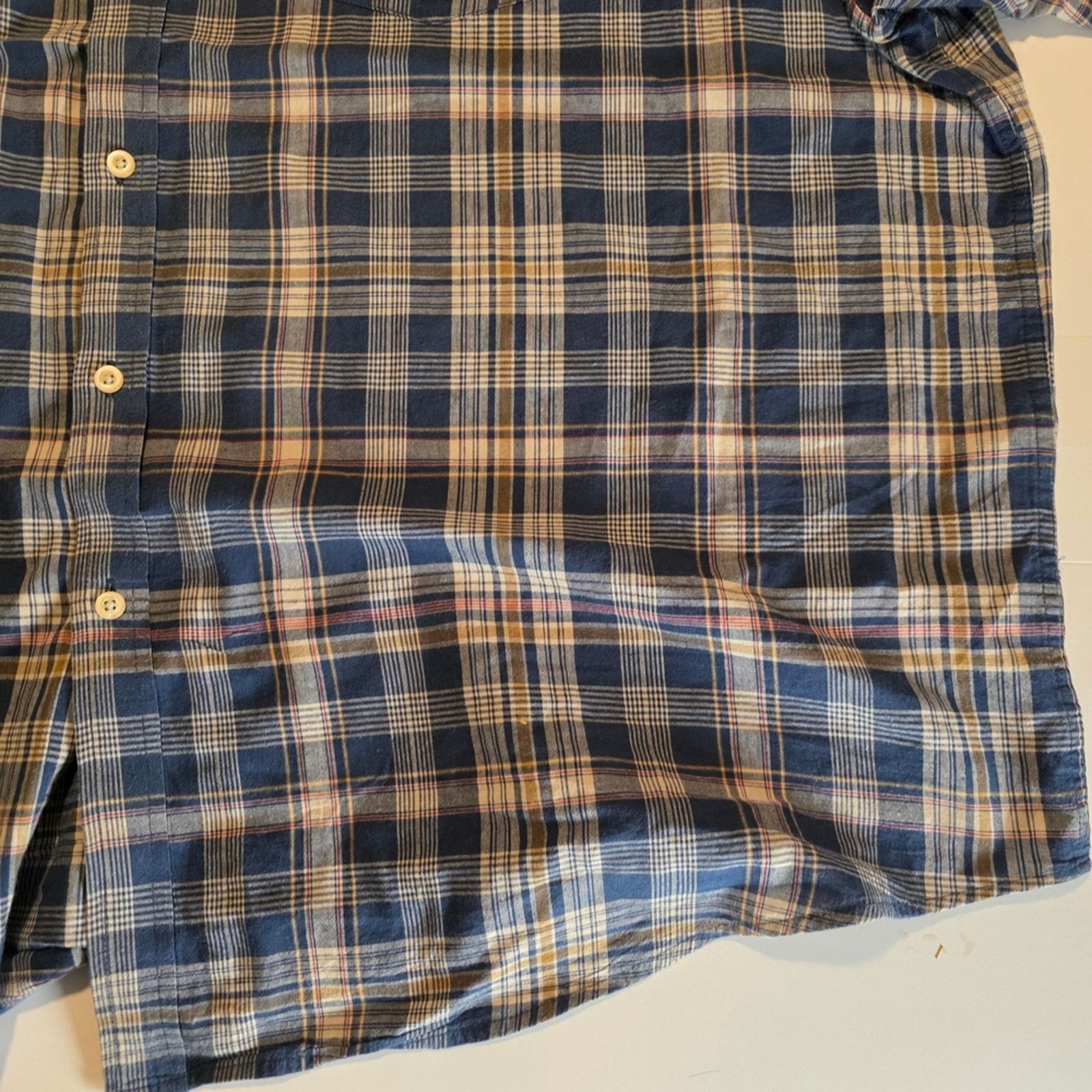 Faded Glory Men's Blue Plaid Shirt 3XL Size US XXL / EU 58 / 5 - 5 Thumbnail