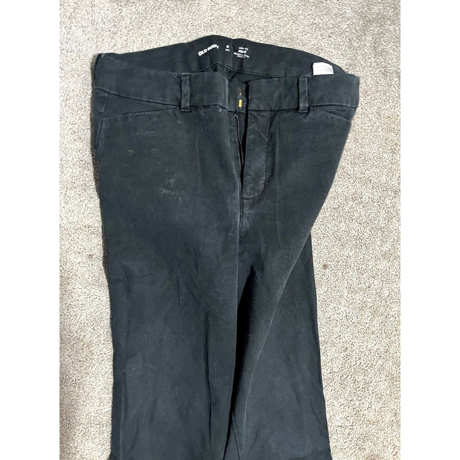 Old Navy Old Navy Black Pixie Skinny High-Rise Ankle Pants Women 8 Tall Solid Slim Crochet? No. Size 30" / US 8 / IT 44 - 2 Thumbnail
