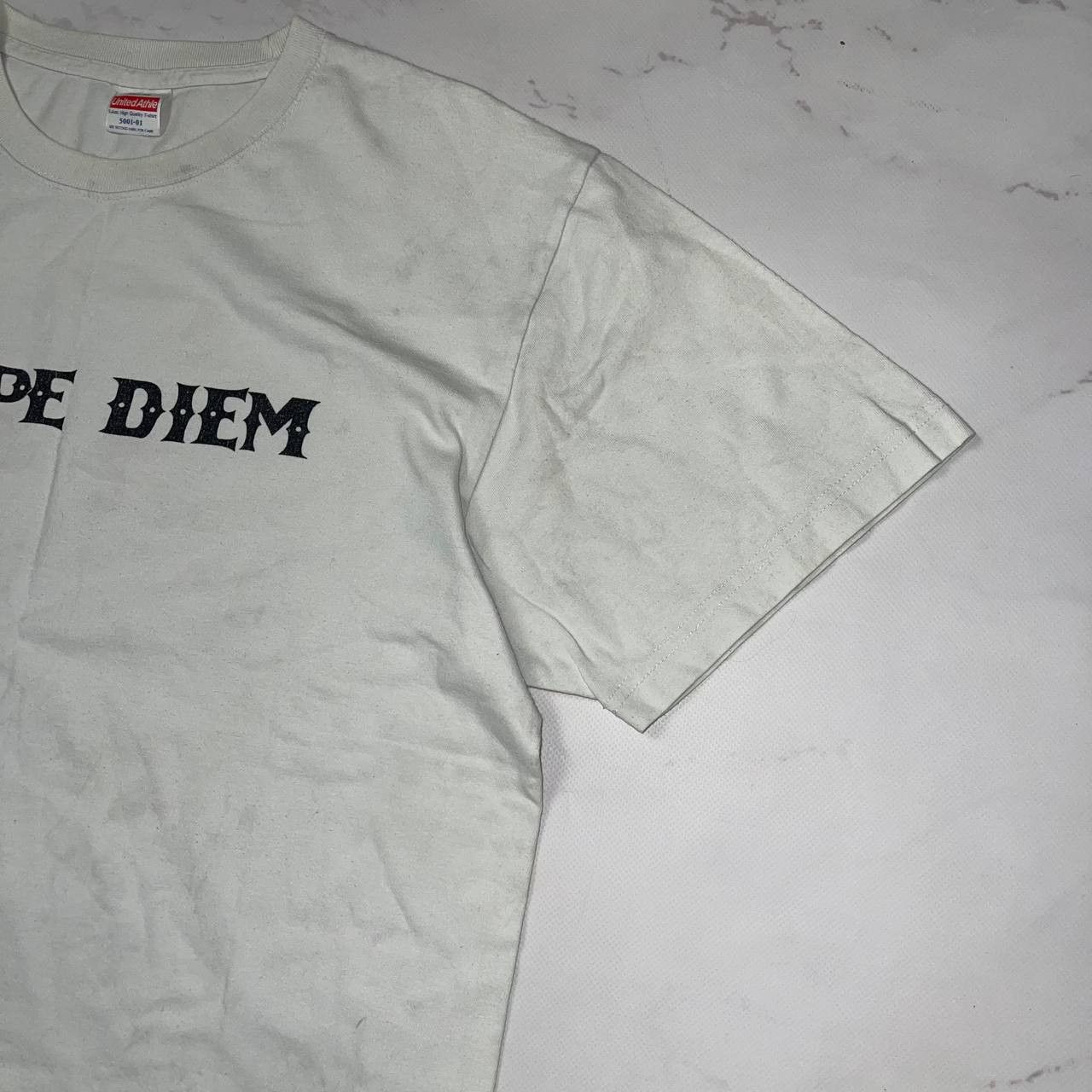 Vintage Capre Diem Brazilian Jiu-Jitsu Big Logo T Shirt White Size L Size US L / EU 52-54 / 3 - 12 Thumbnail