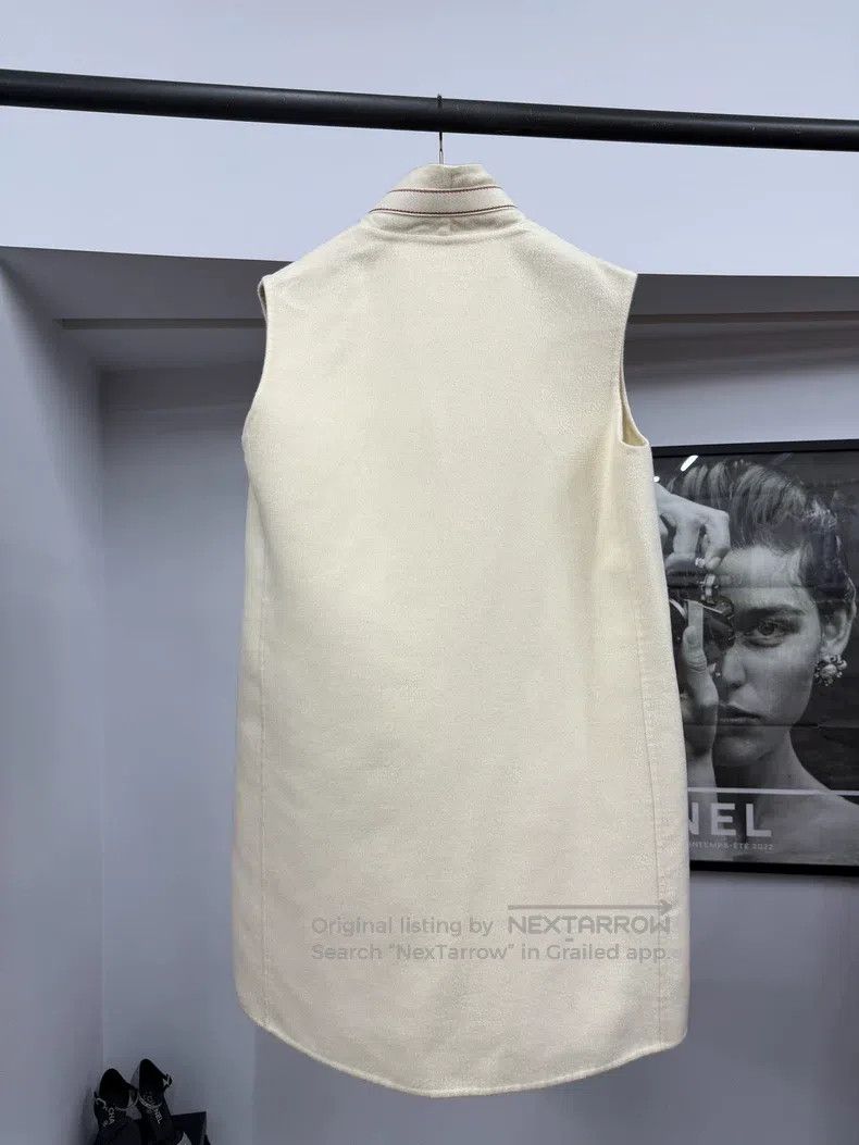 Hermes Hermes Cream White Cashmere Vest Size XS / US 0-2 / IT 36-38 - 3 Thumbnail