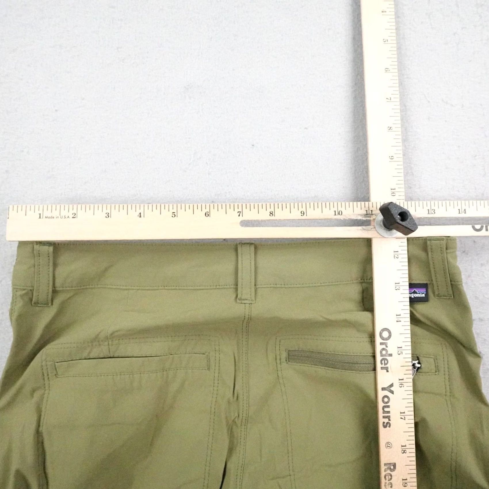 Patagonia Patagonia Pants Womens 0 Green Quandary Hiking Cargo Trail Lightweight Stretch Size 25" / US 0 / IT 36 - 7 Thumbnail