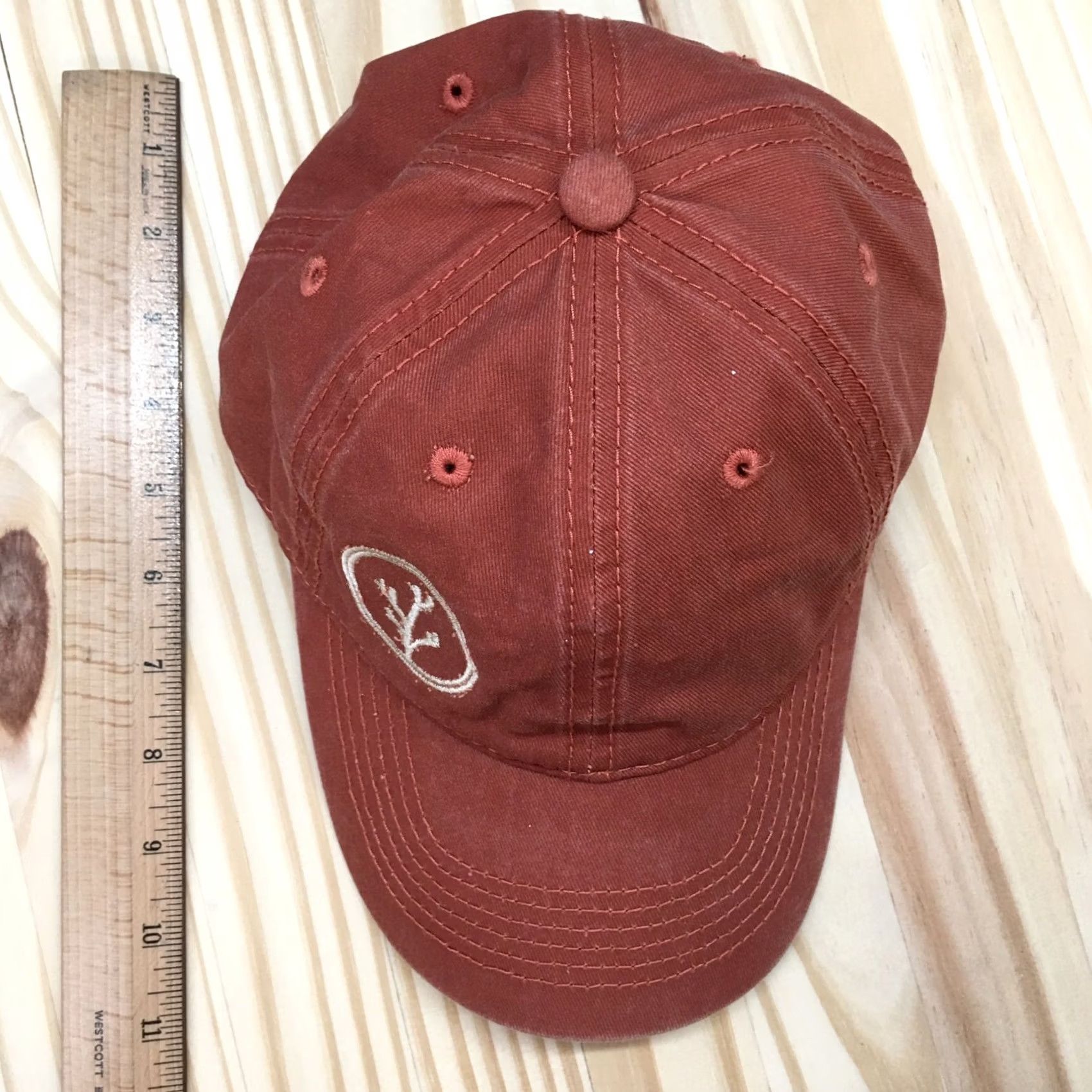 Vintage Wild Tree Wellness Baseball Hat Mens Brown OS Curved Brim Embroidered Logo Size ONE SIZE - 5 Thumbnail