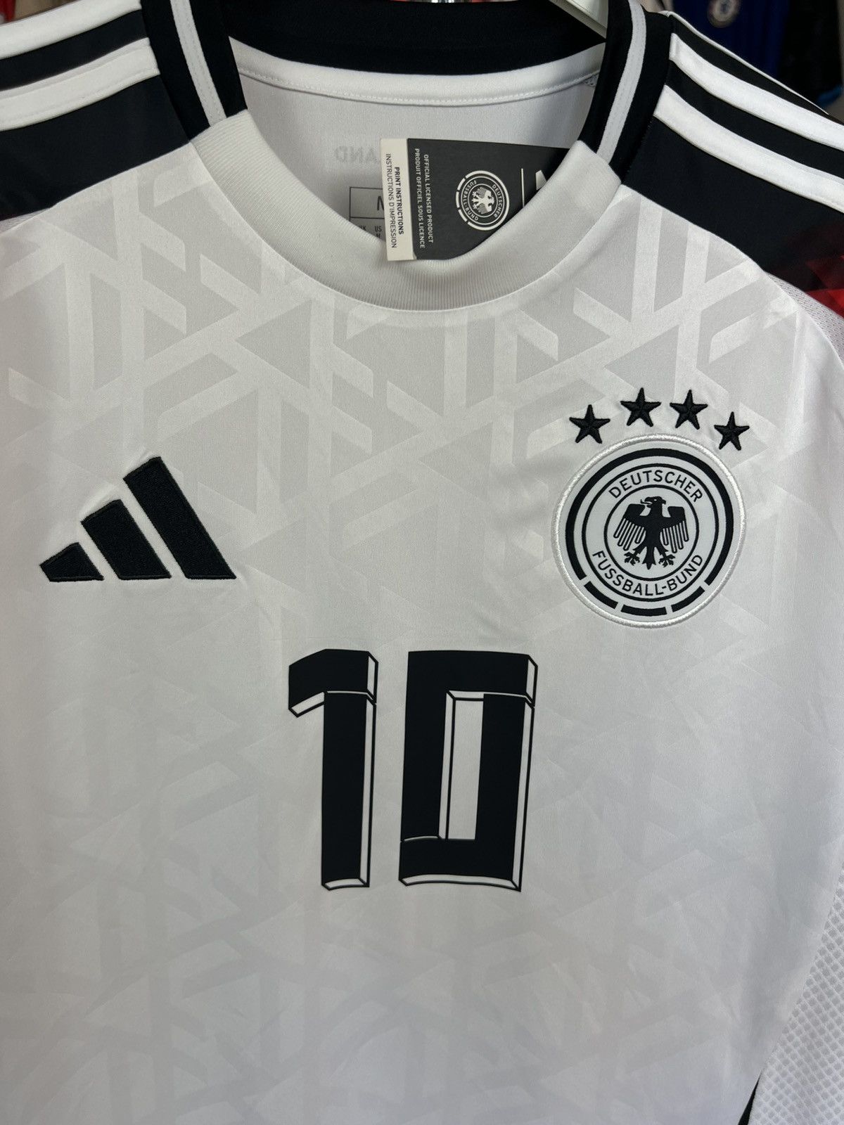 Adidas Soccer Jersey Adidas Germany 2024/25 Musiala #10 Size US M / EU 48-50 / 2 - 4 Thumbnail