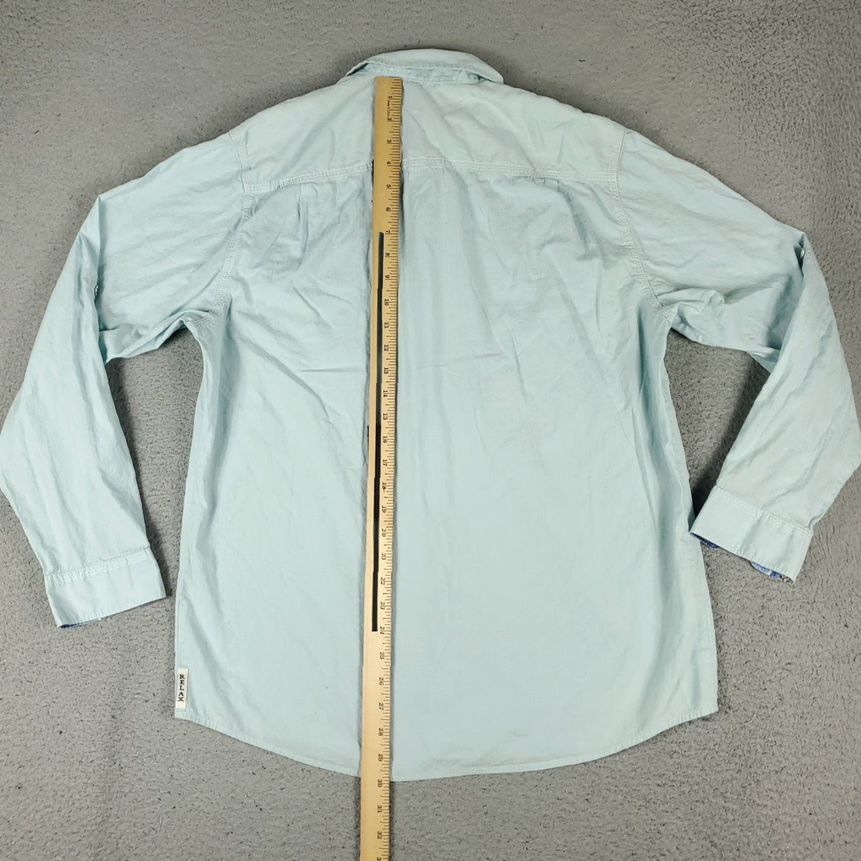 Tommy Bahama Tommy Bahama Shirt Mens Medium Light Blue Cotton Button-Up Long Sleeve Shirt Size US M / EU 48-50 / 2 - 3 Thumbnail