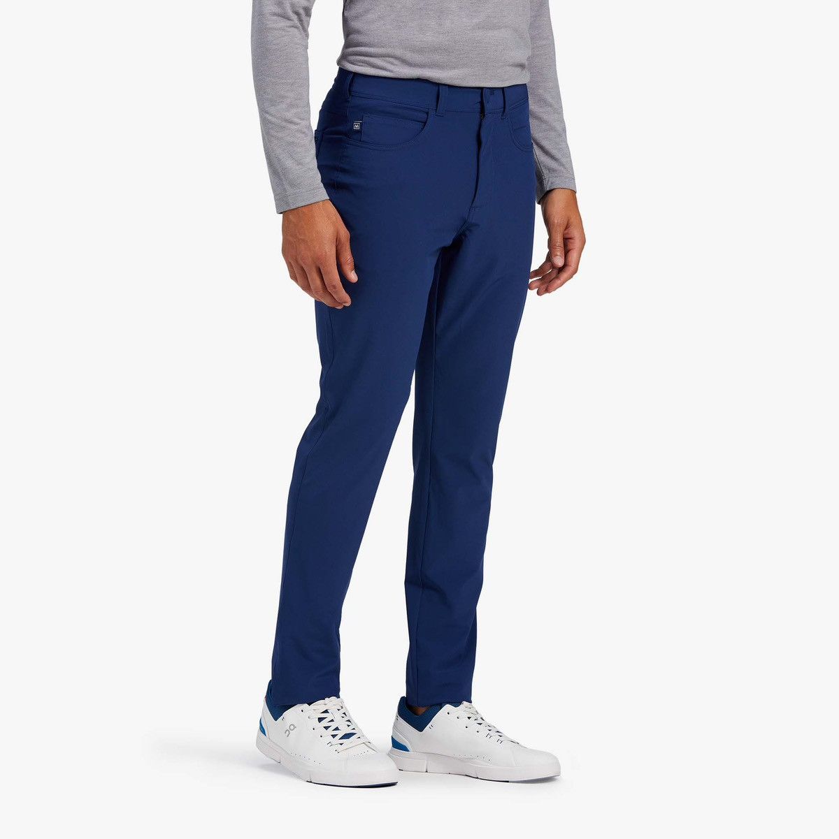 Mizzen+Main MIZZEN+MAIN Men's Navy Helmsman Slim 5-Pocket Pants 34x32 Size US 34 / EU 50 - 1 Thumbnail