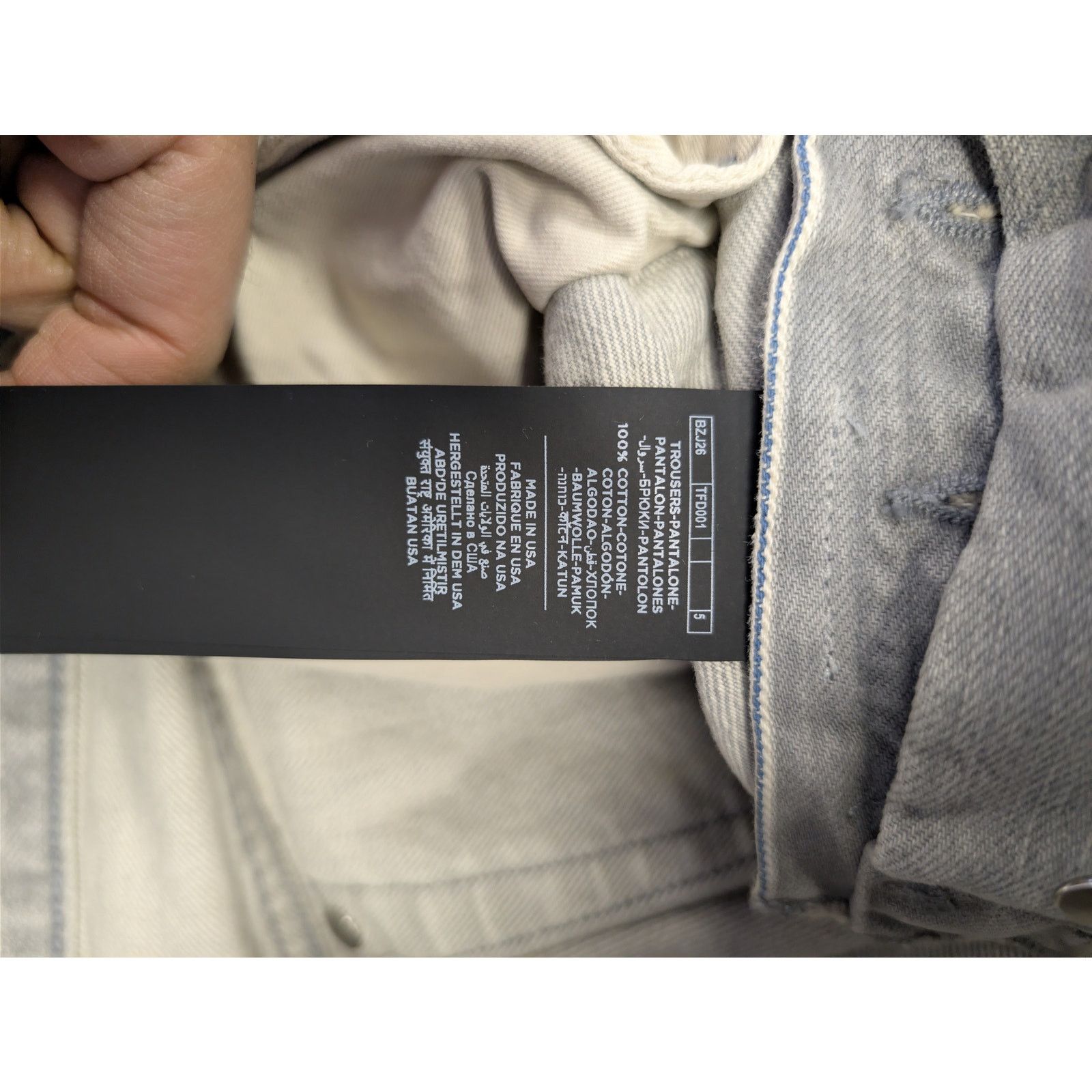 Tom Ford o1rshd1 Slim Jeans in Grey Size US 33 - 19 Thumbnail