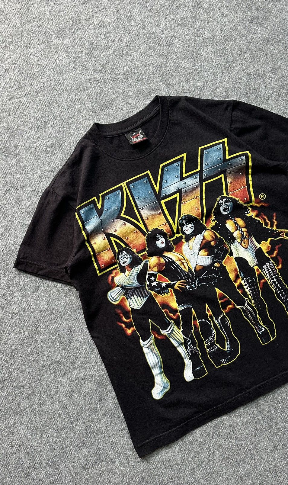 Band Tees × KISS × Vintage Vintage very rare T-shirt KISS big print hot rock Size US M / EU 48-50 / 2 - 4 Thumbnail