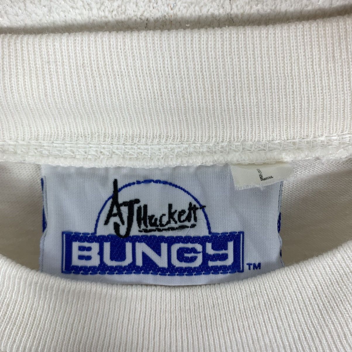 Vintage Vintage AJ HACKETT BUNGY New Zealand Short Sleeve Tshirt Size US L / EU 52-54 / 3 - 7 Thumbnail