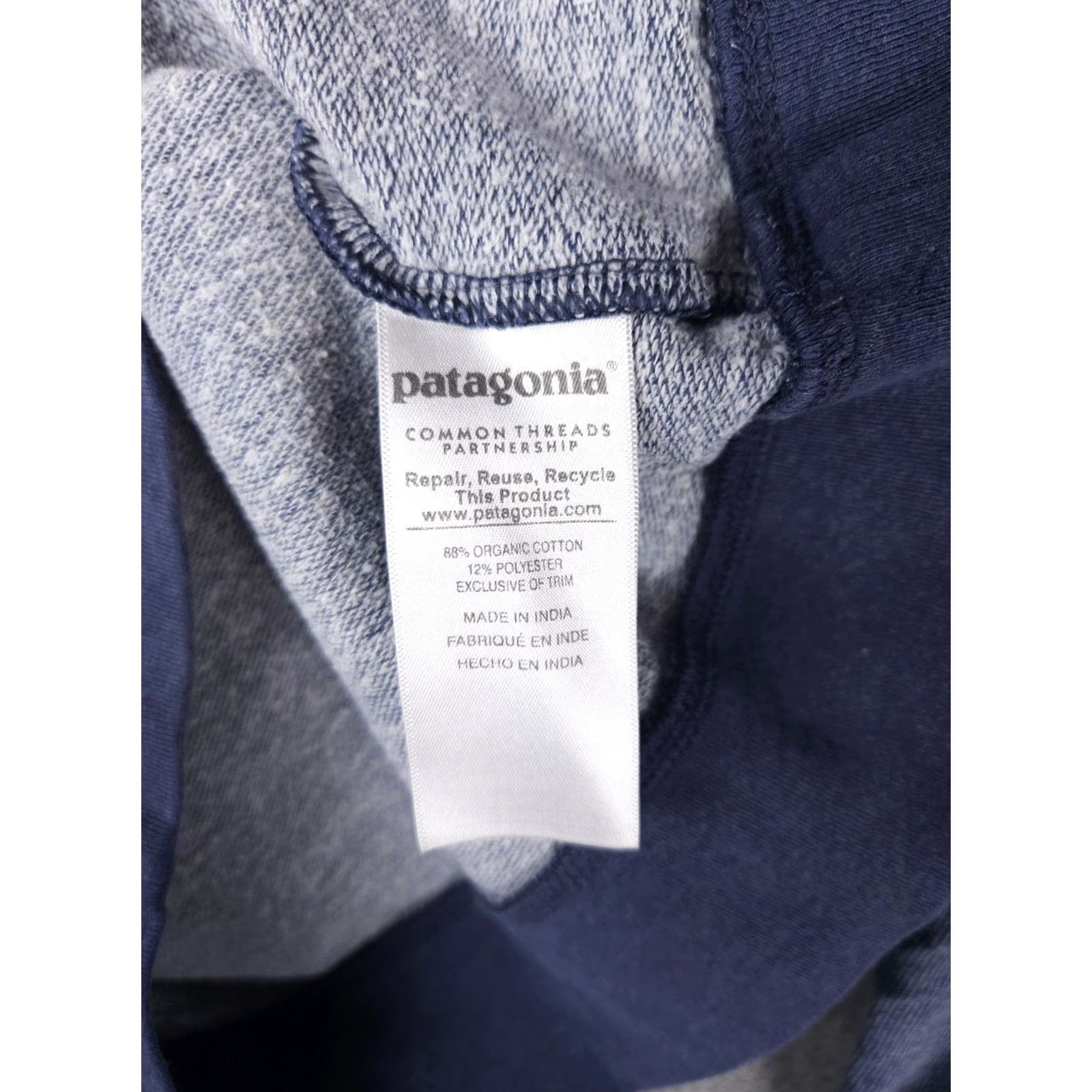 Patagonia PATAGONIA Hoodie Women's Small Blue Lightweight Fitz Roy Southwest Logo 39500 Size S / US 4 / IT 40 - 6 Thumbnail