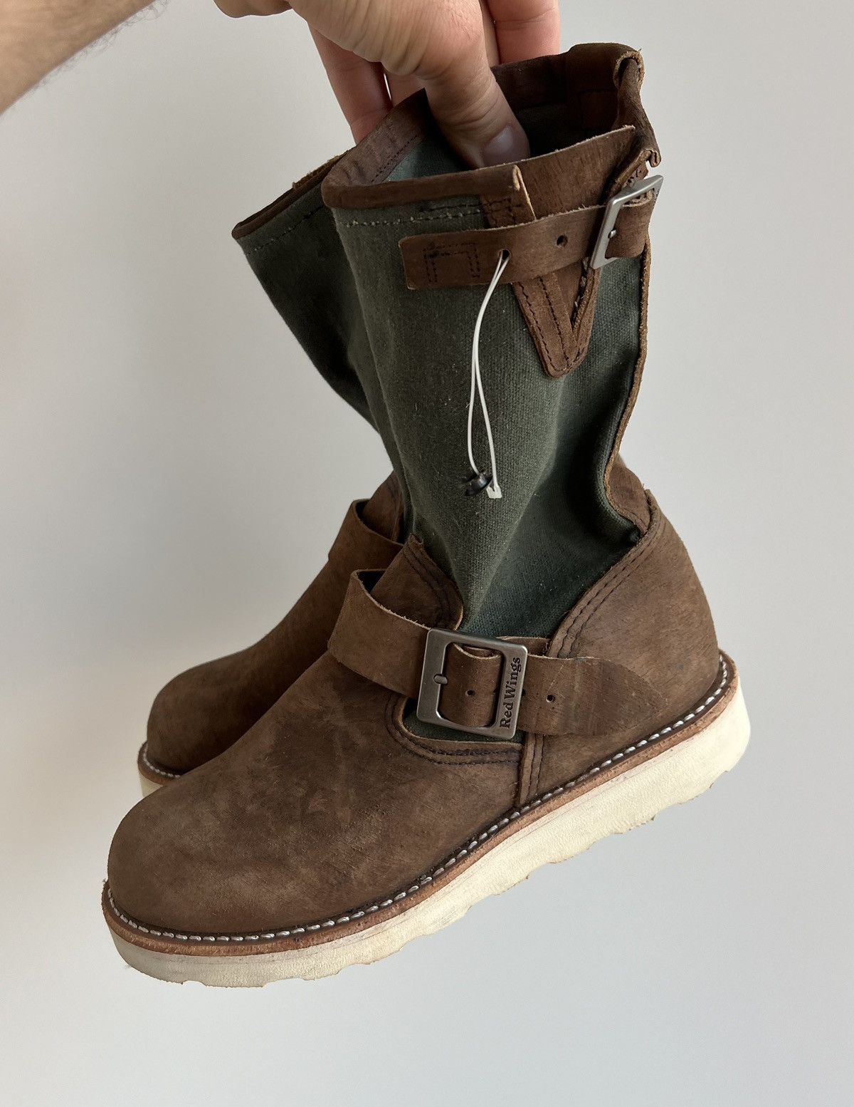 Red Wing × Vintage Vintage Red Wing 2980 Suede Brown Boots Shoes Size US 5 / EU 37 - 6 Thumbnail