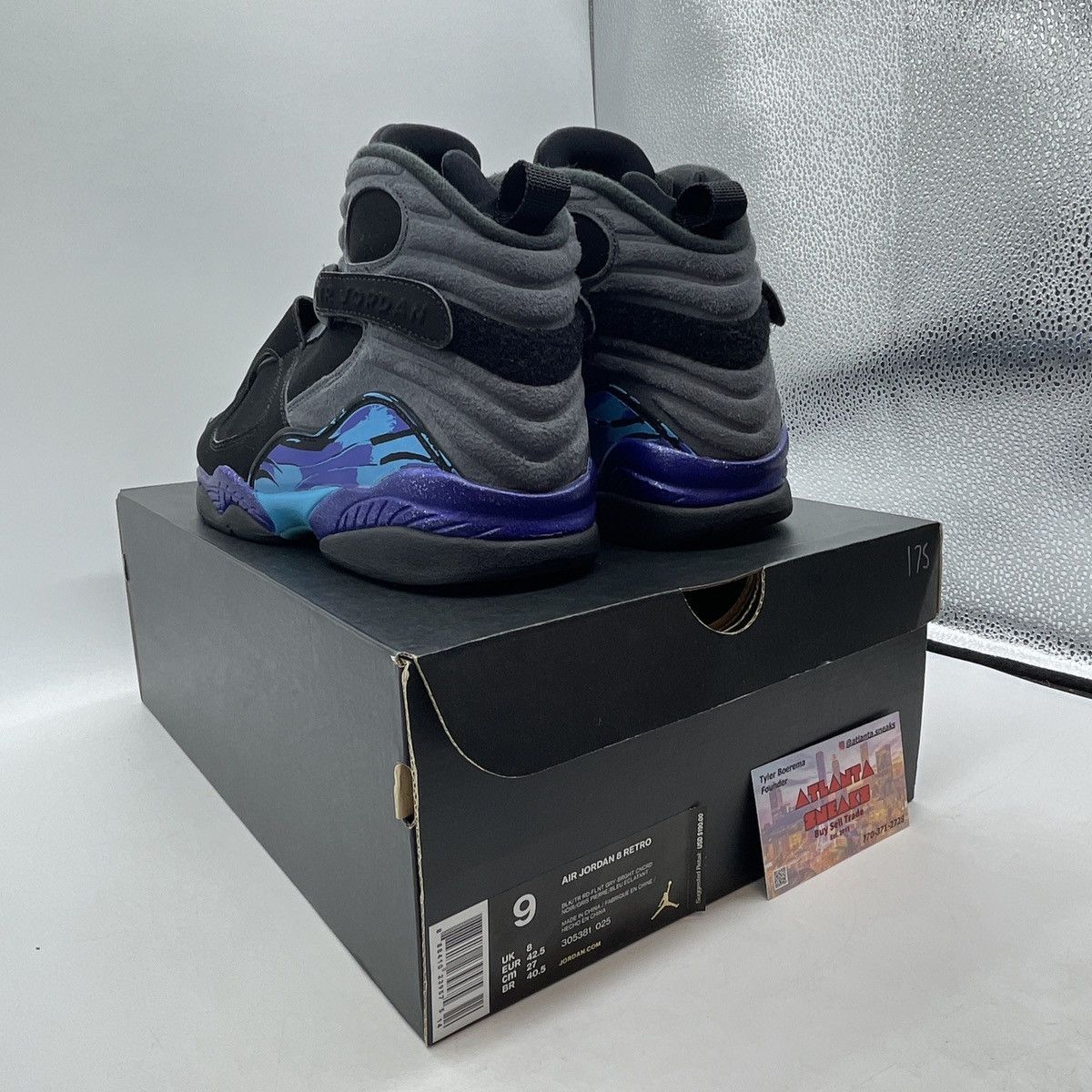 Jordan Brand Air Jordan 8 aqua Size US 9 / EU 42 - 4 Thumbnail