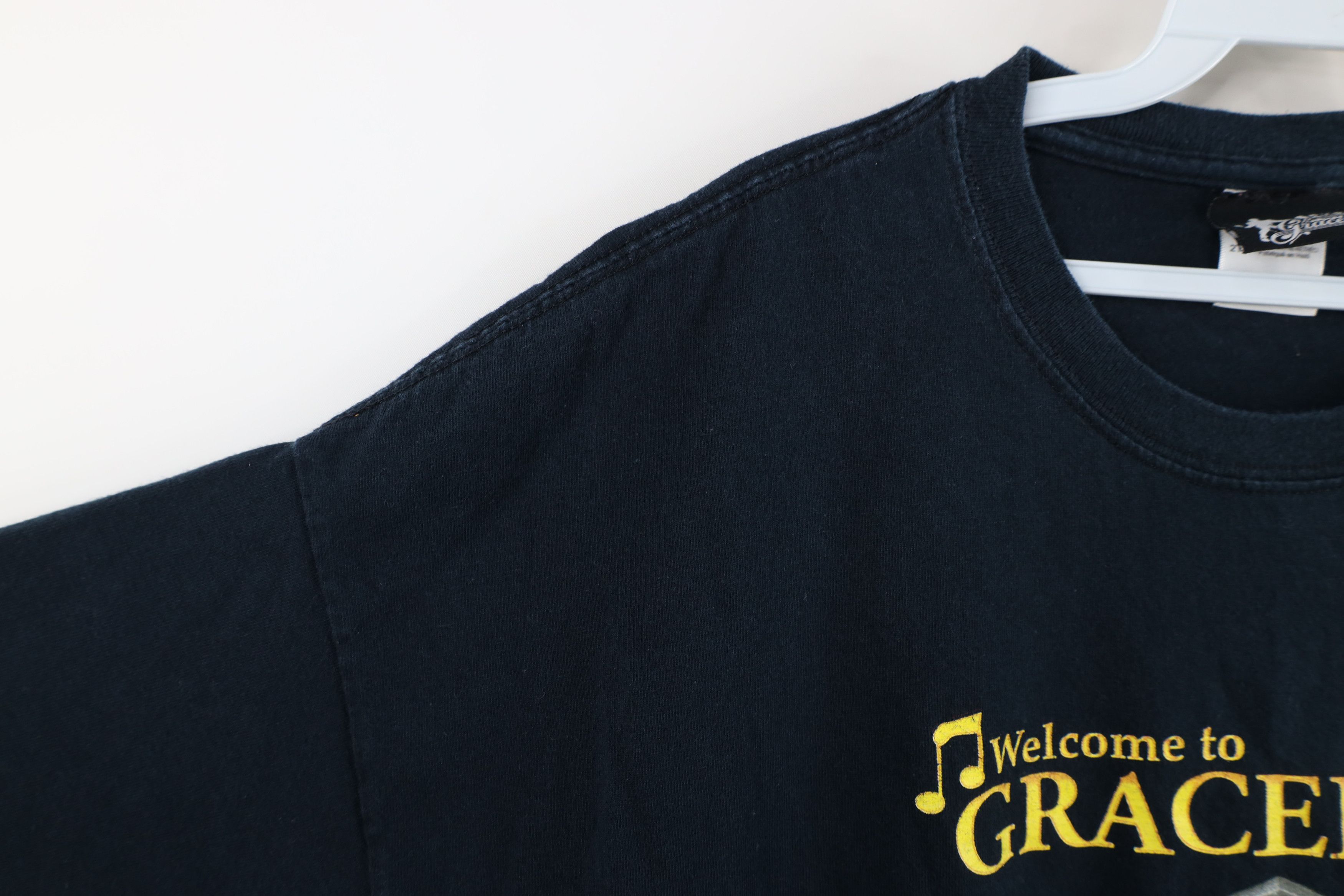 Vintage Vintage Y2K Spell Welcome To Graceland Elvis Presley T-Shirt Size US XXL / EU 58 / 5 - 8 Thumbnail