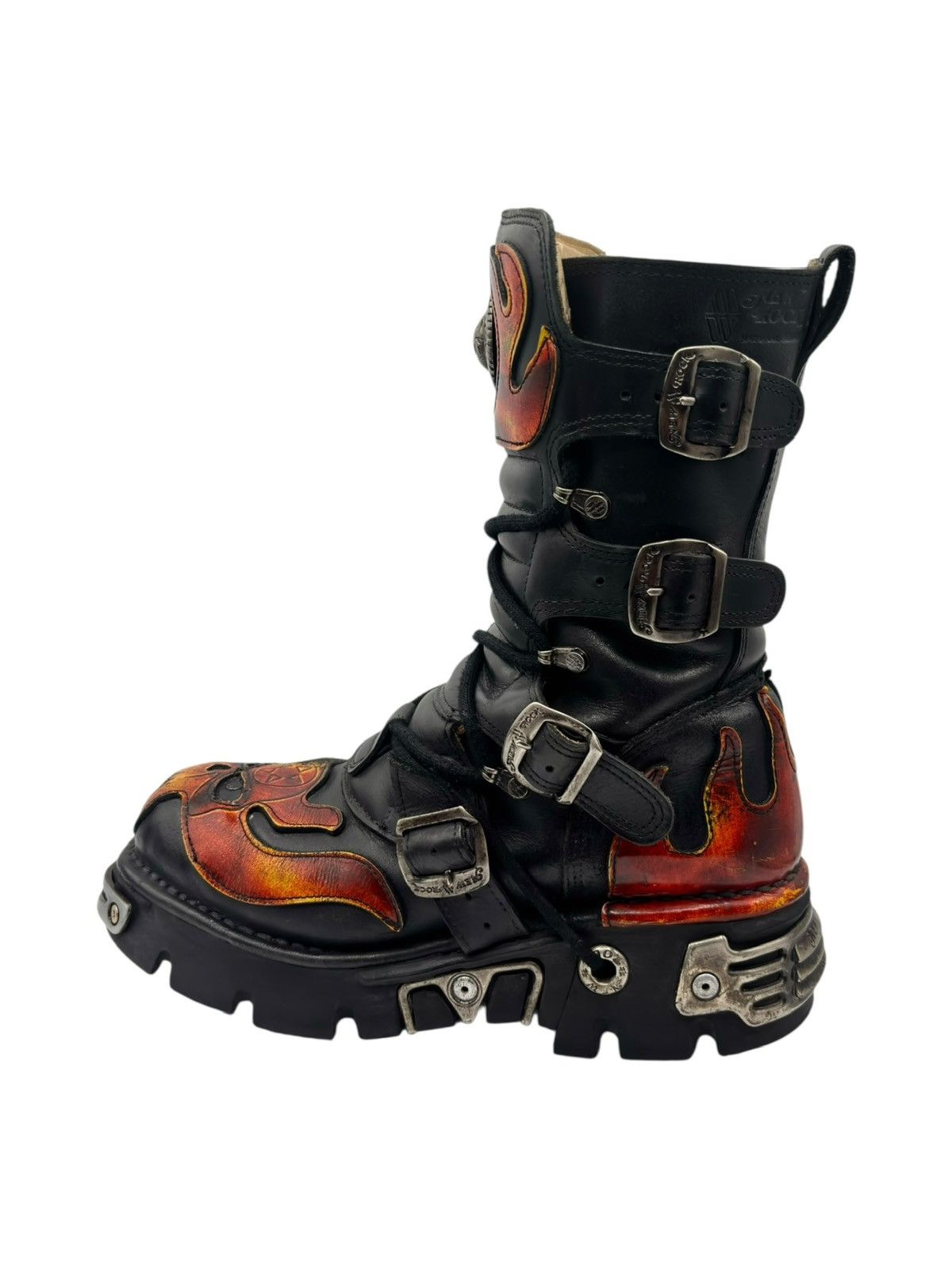 New Rock Vintage New Rock flame reactor boots Size 43 Size US 10 / EU 43 - 7 Thumbnail