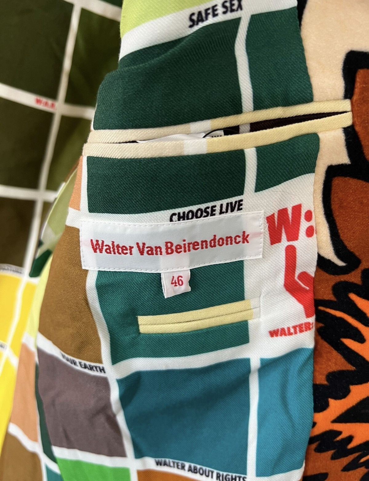 Walter Van Beirendonck Walter Van Beirendonck Suit Jacket (2017 Color Block) Size US L / EU 52-54 / 3 - 8 Thumbnail