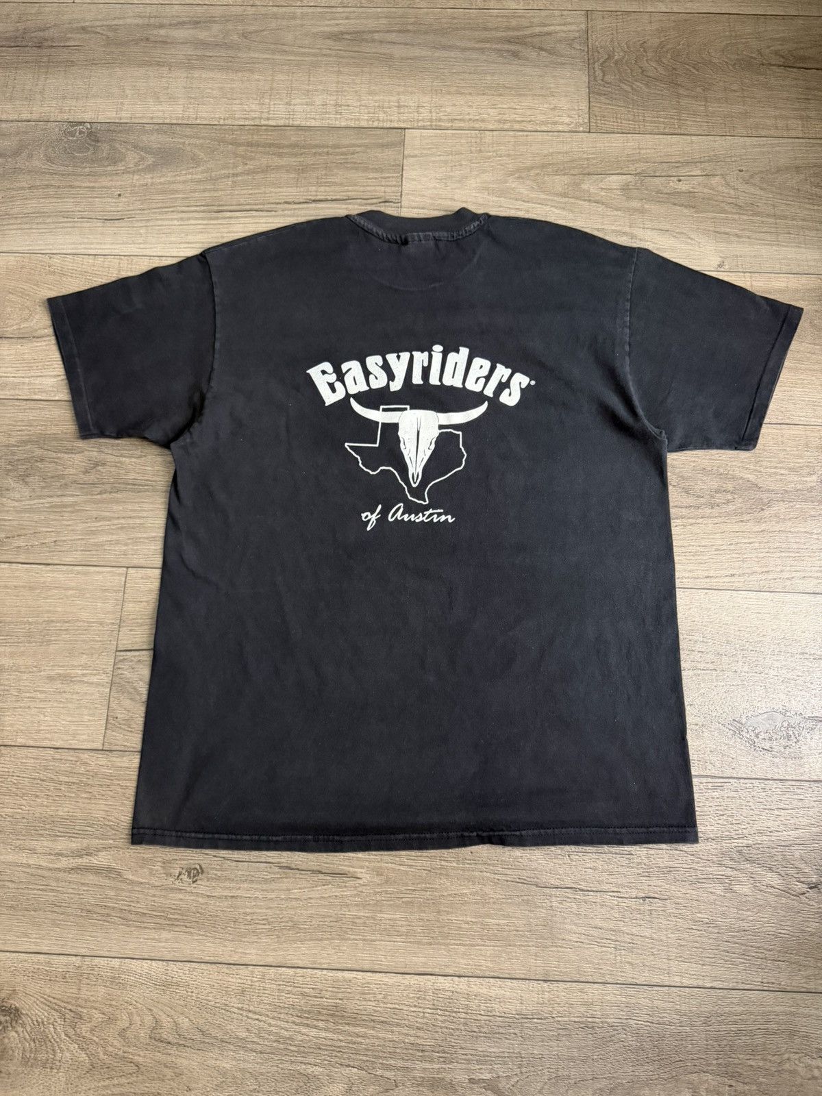 Vintage Vintage 1995 Easyriders Cycle T-Shirt Black Eagle XL Size US XL / EU 56 / 4 - 2 Thumbnail