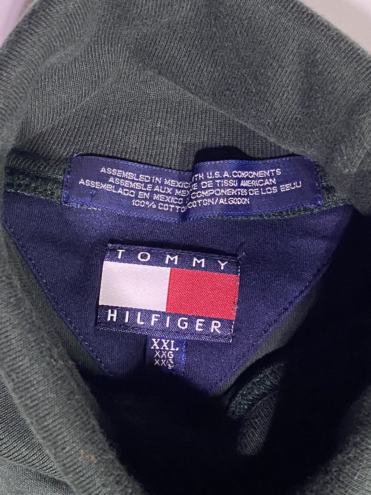 Tommy Hilfiger × Vintage 90s Tommy Hilfiger Turtle Neck (sz XXL) Size US XXL / EU 58 / 5 - 6 Thumbnail