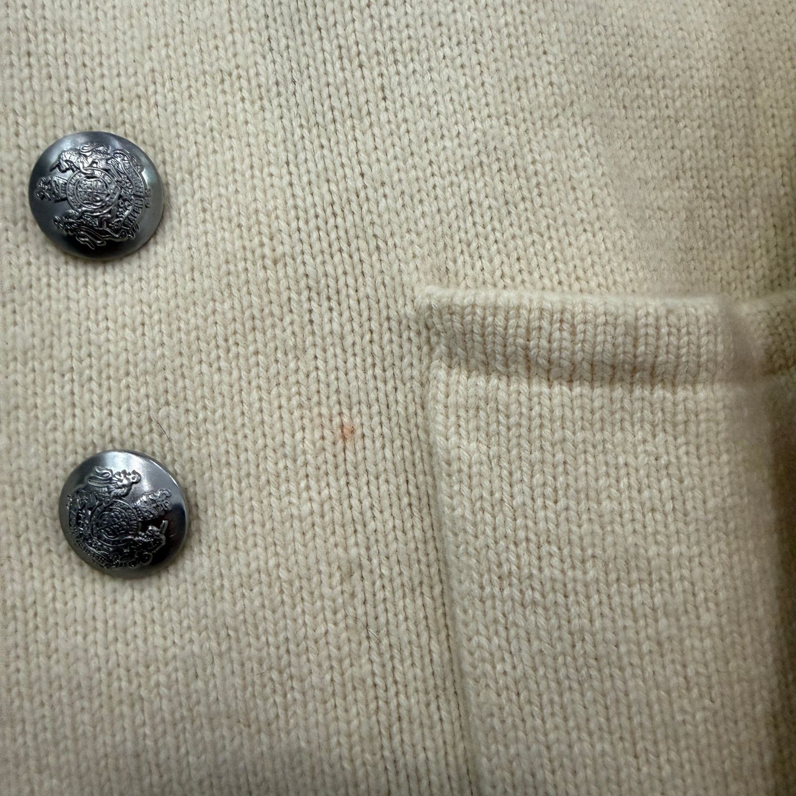 Lauren Ralph Lauren Lauren Ralph Lauren Wool Cashmere Ivory Blazer Jacket 2X Size XXL / US 16-18 / IT 52-54 - 5 Thumbnail