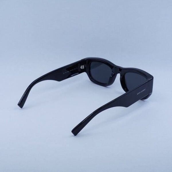 Saint Laurent Paris New Saint Laurent SL713 001 Sunglasses - Black Frame, Grey Size ONE SIZE - 11 Thumbnail
