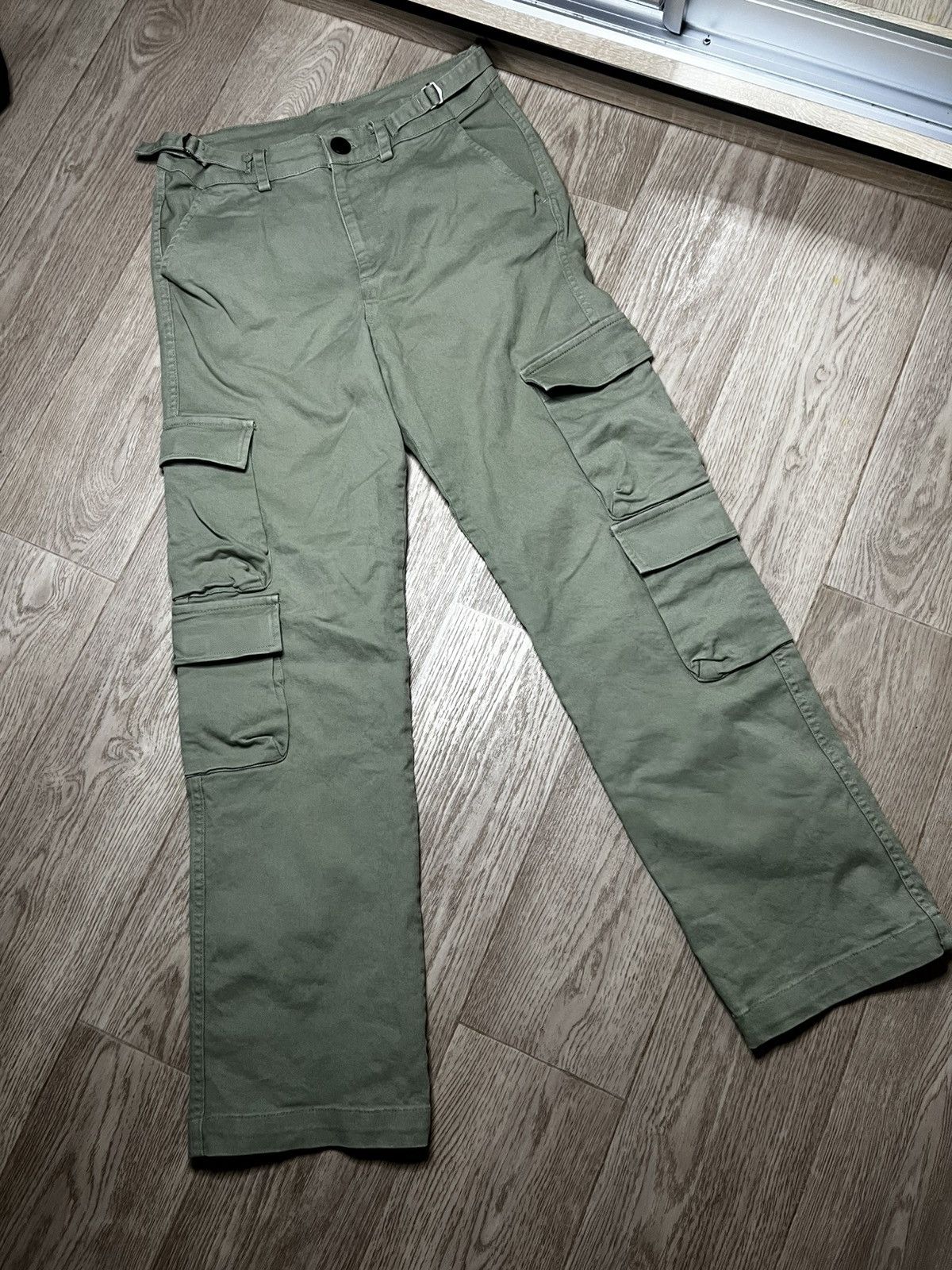 Japanese Brand 6pm Cargo Pants Denim Multipocket Grunge Y2K Size US 32 / EU 48 - 1 Thumbnail